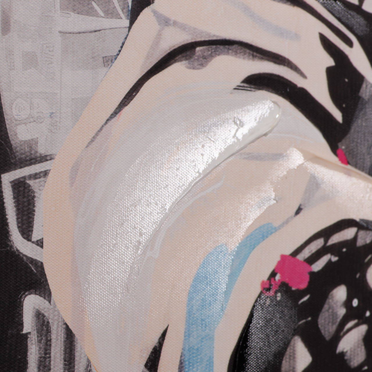 peinture Fil vers la Lune