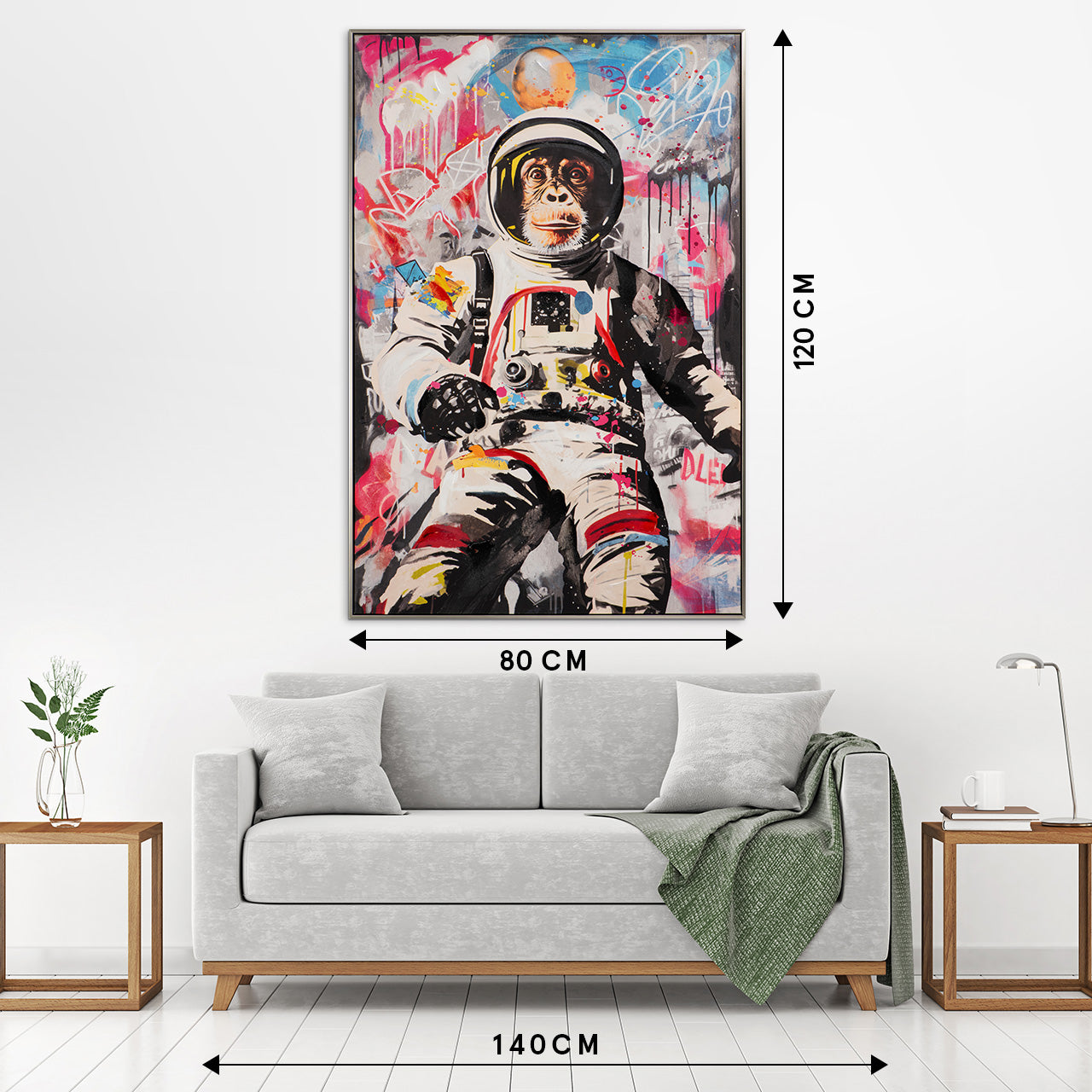 peinture Fil vers la Lune