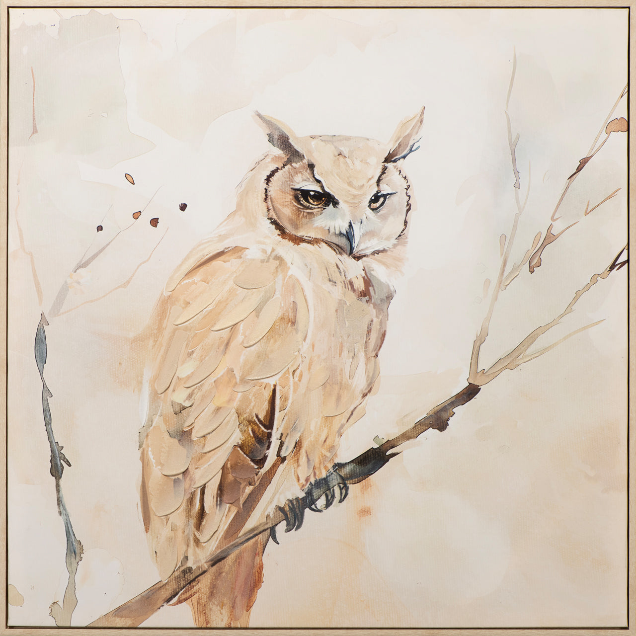 Gemälde Natural Owl