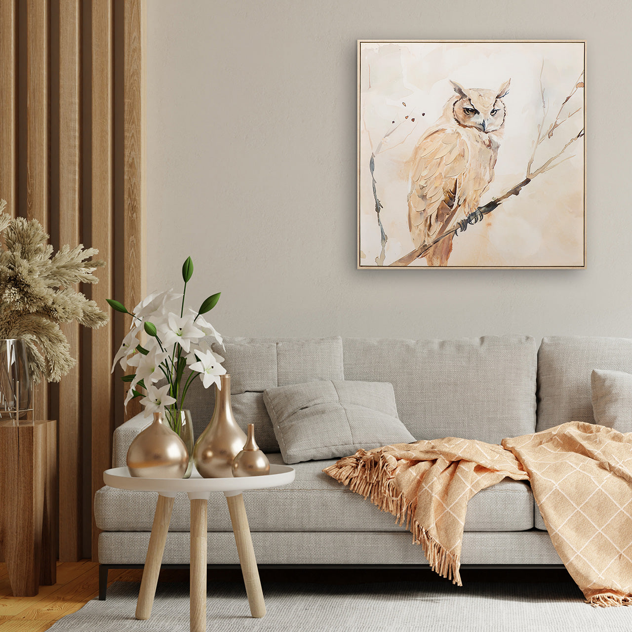 Gemälde Natural Owl