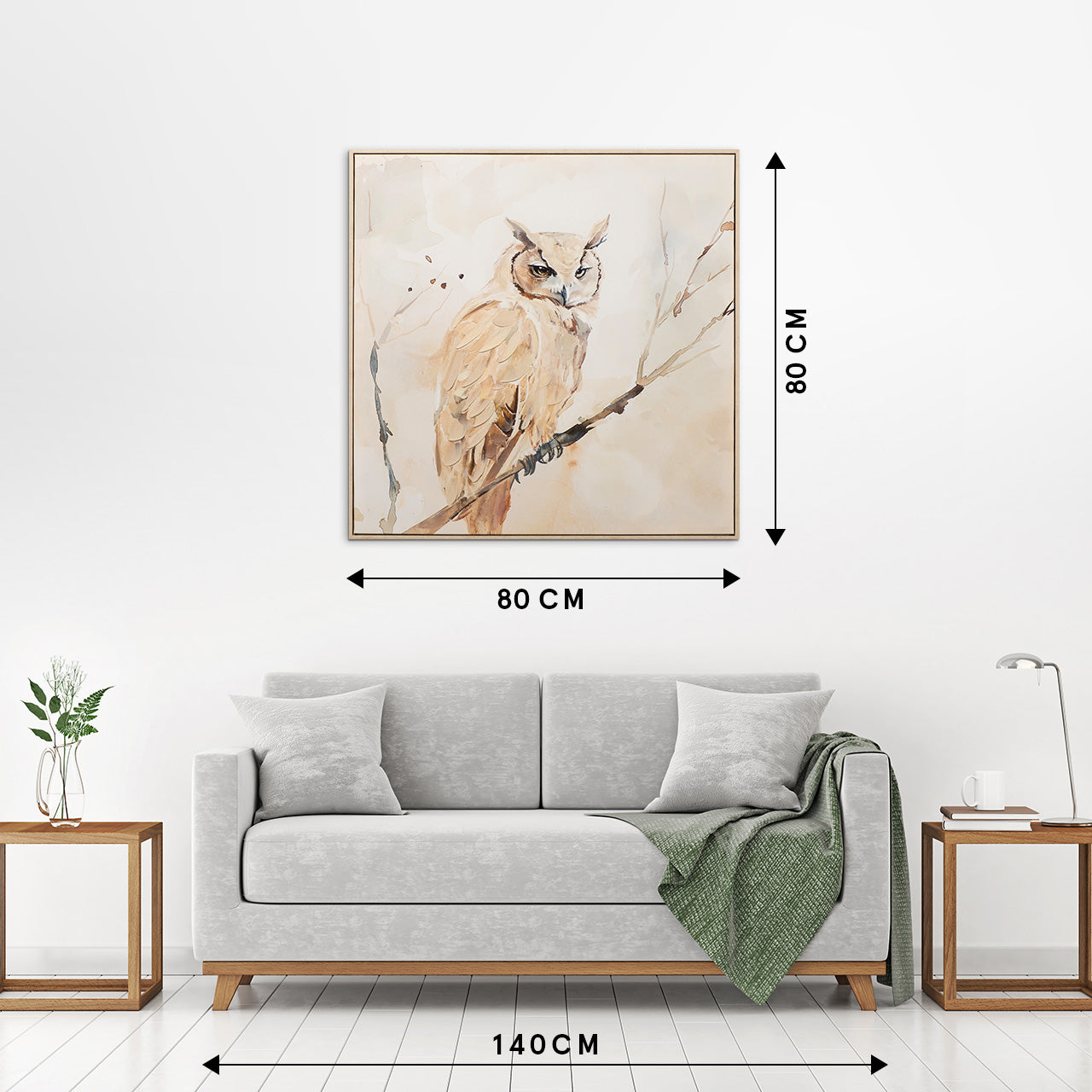 Gemälde Natural Owl