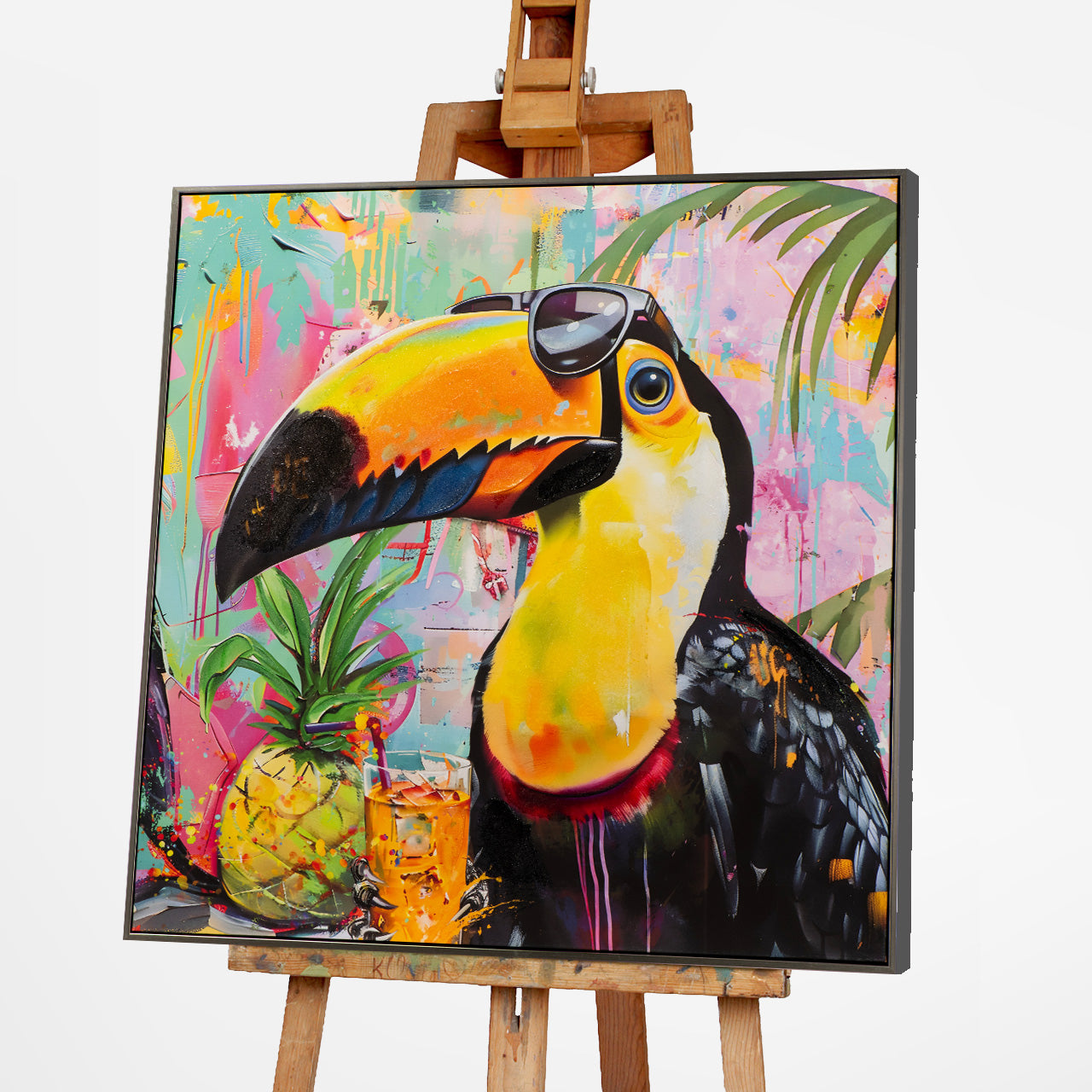 Peinture Toucan des Caraïbes