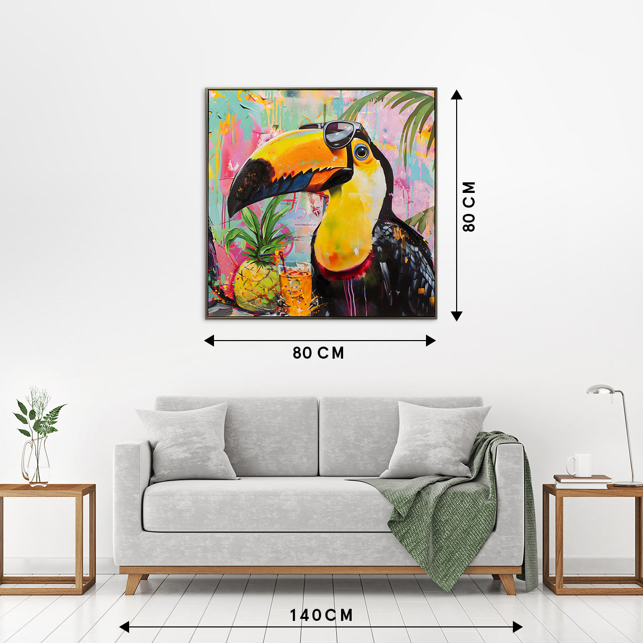 Painting Caribbean Toucan