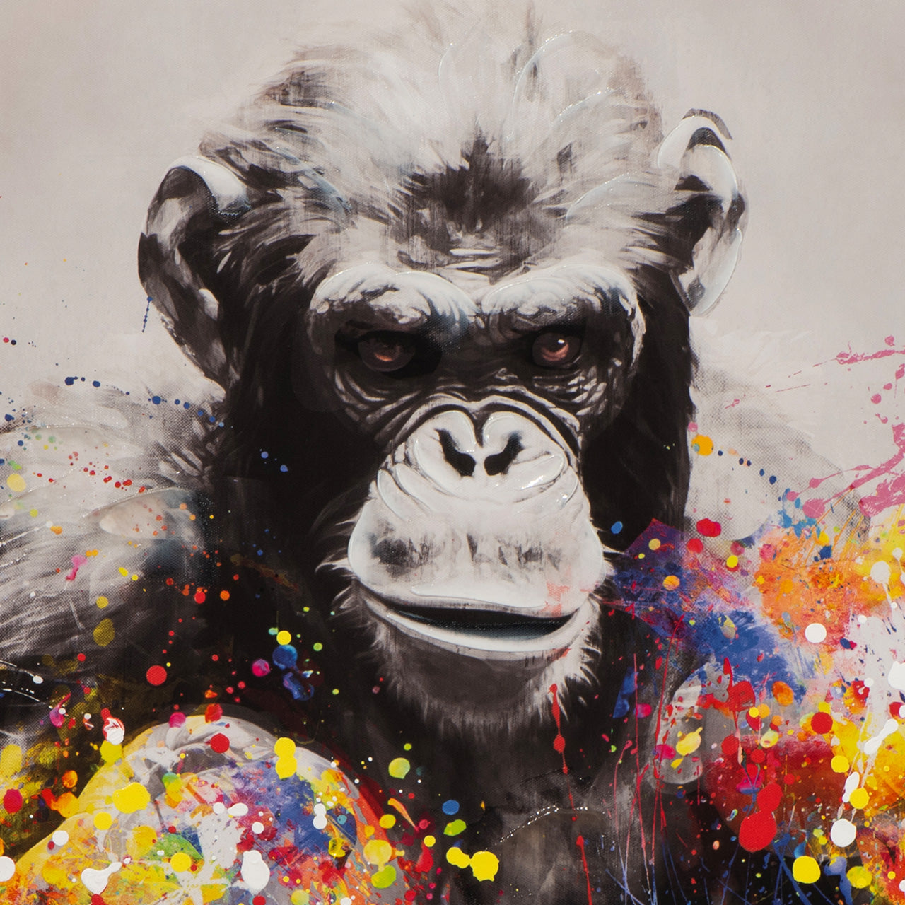 Gemälde Boxing Monkey