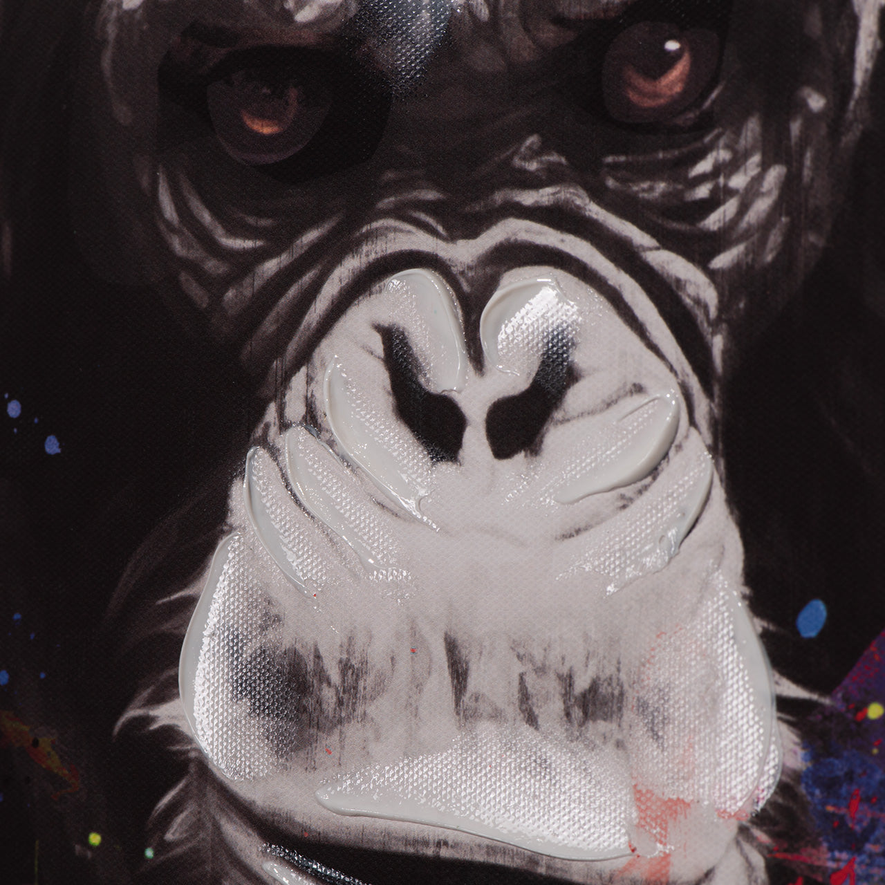 Gemälde Boxing Monkey