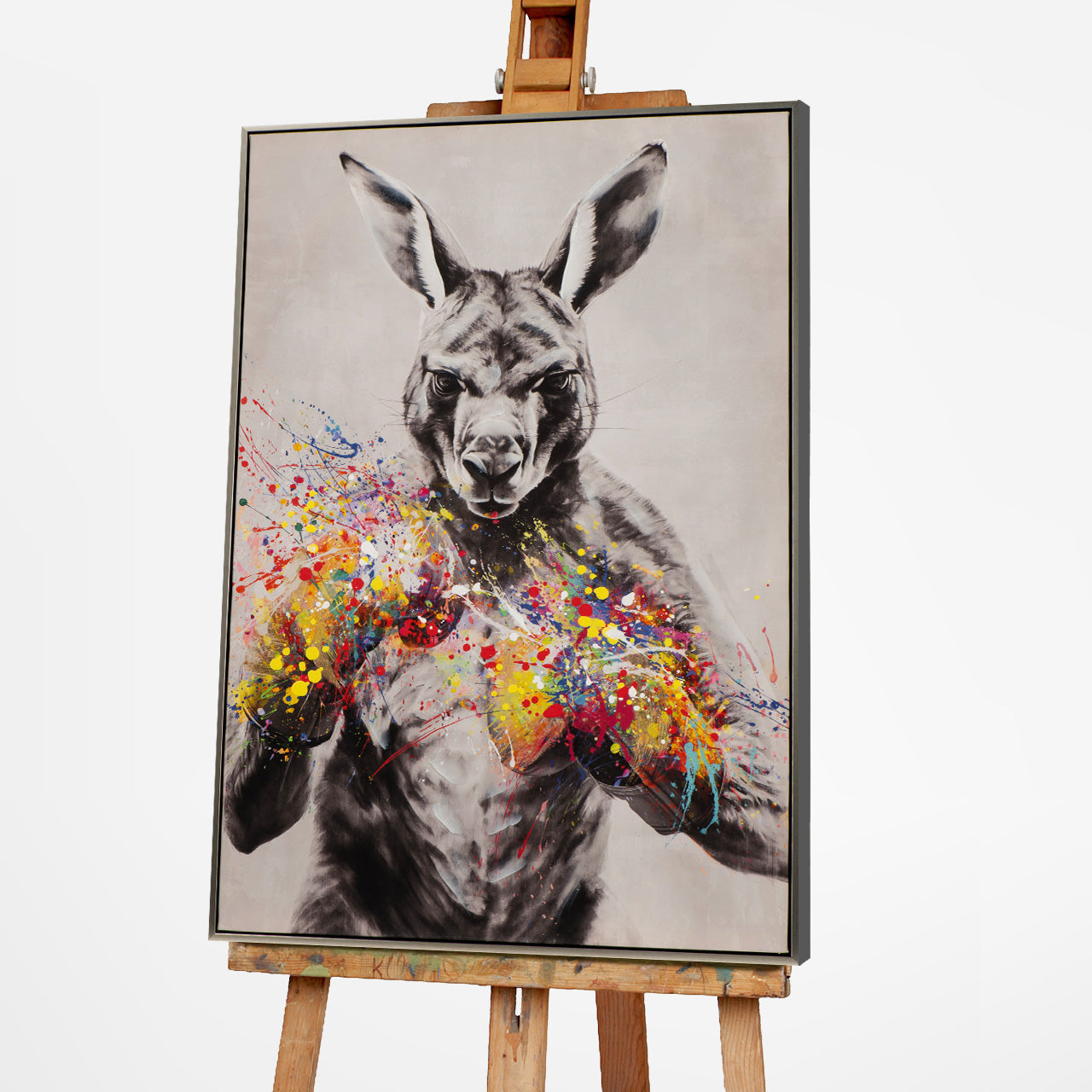 Gemäde Boxing Skippy