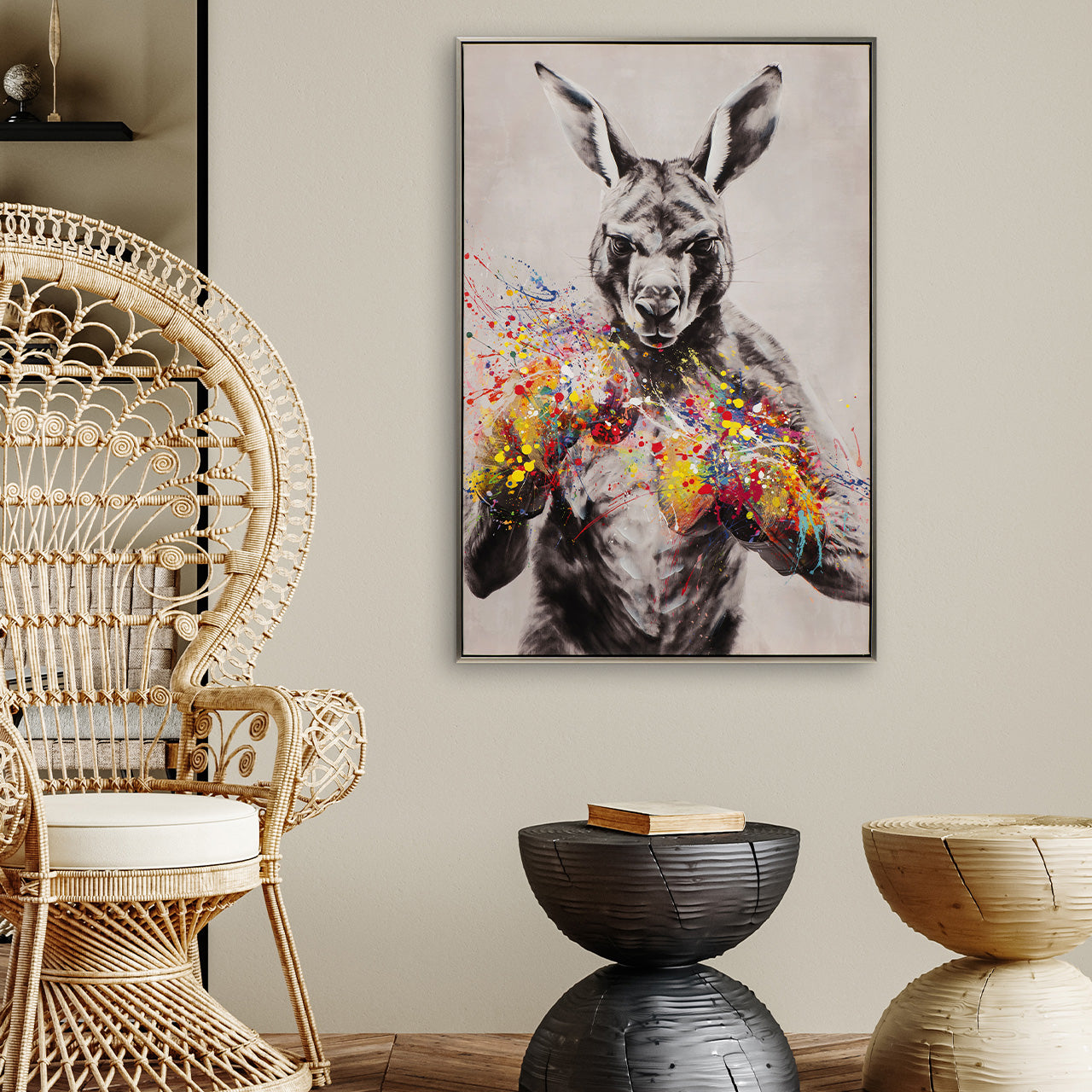 Gemäde Boxing Skippy