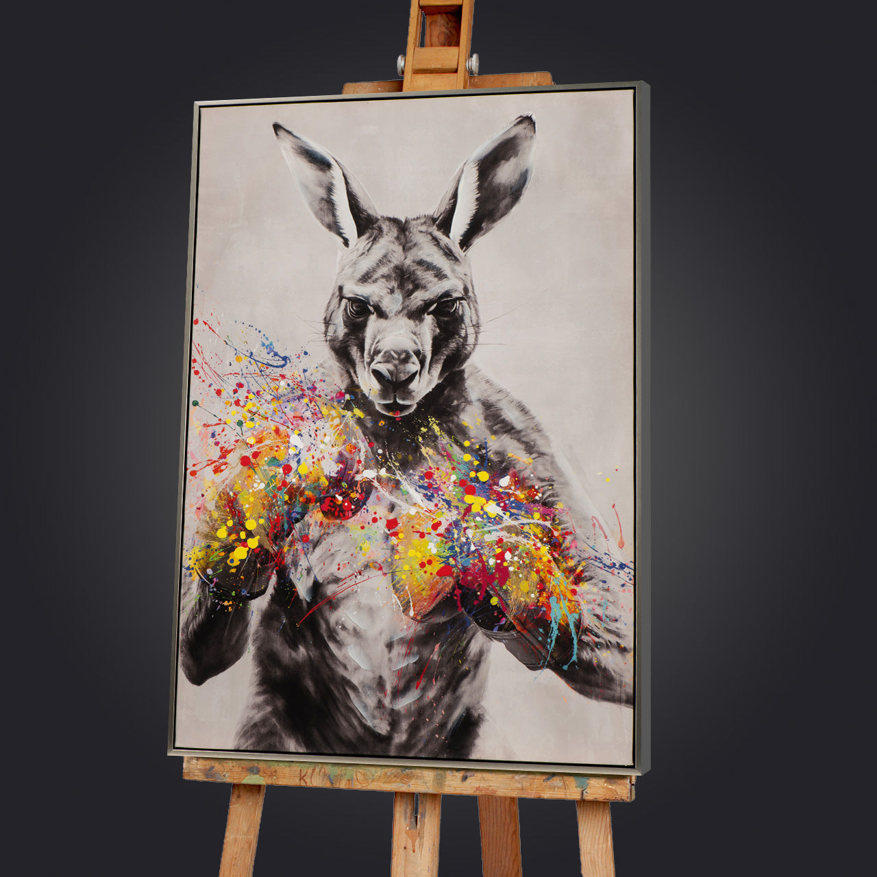 Gemäde Boxing Skippy