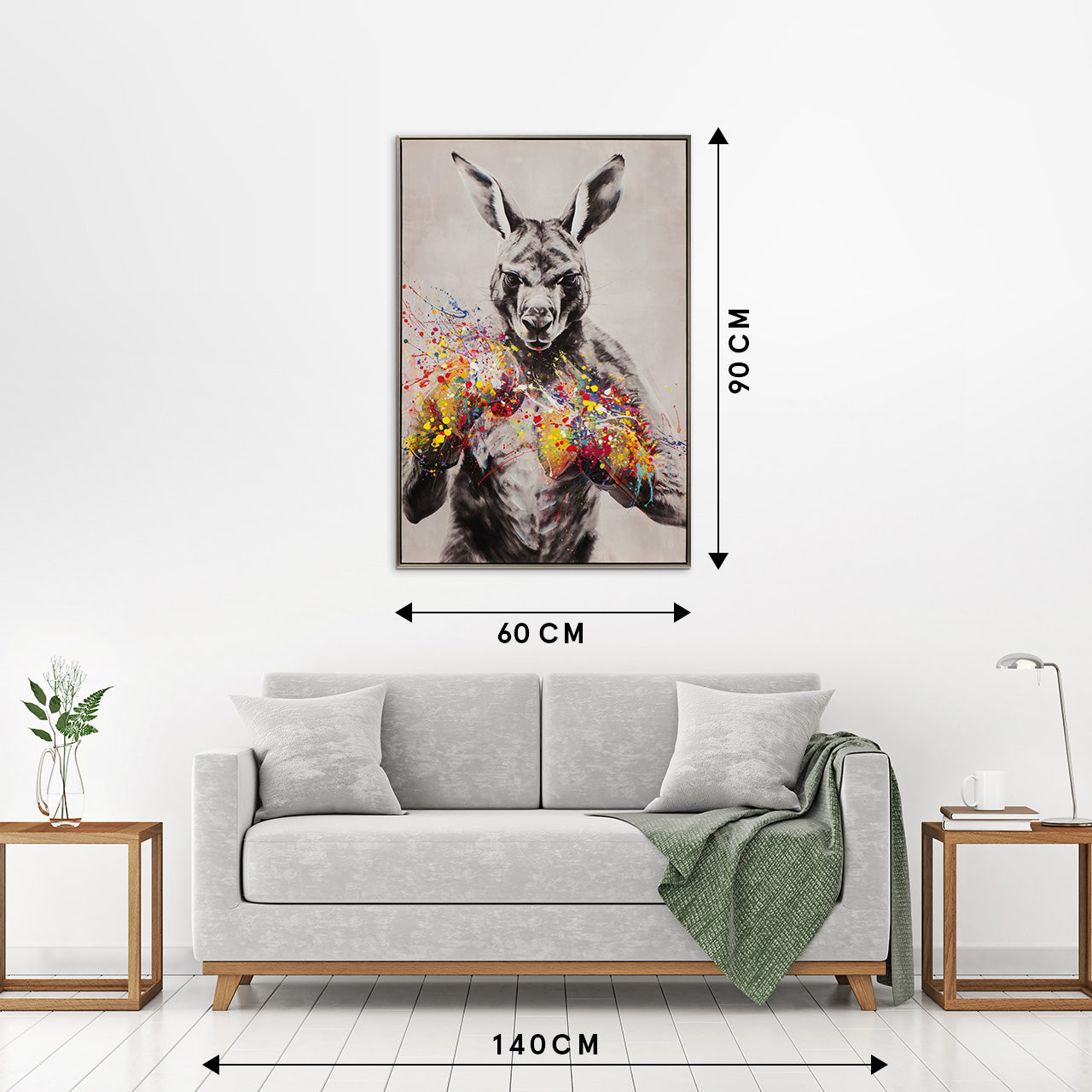 Gemäde Boxing Skippy