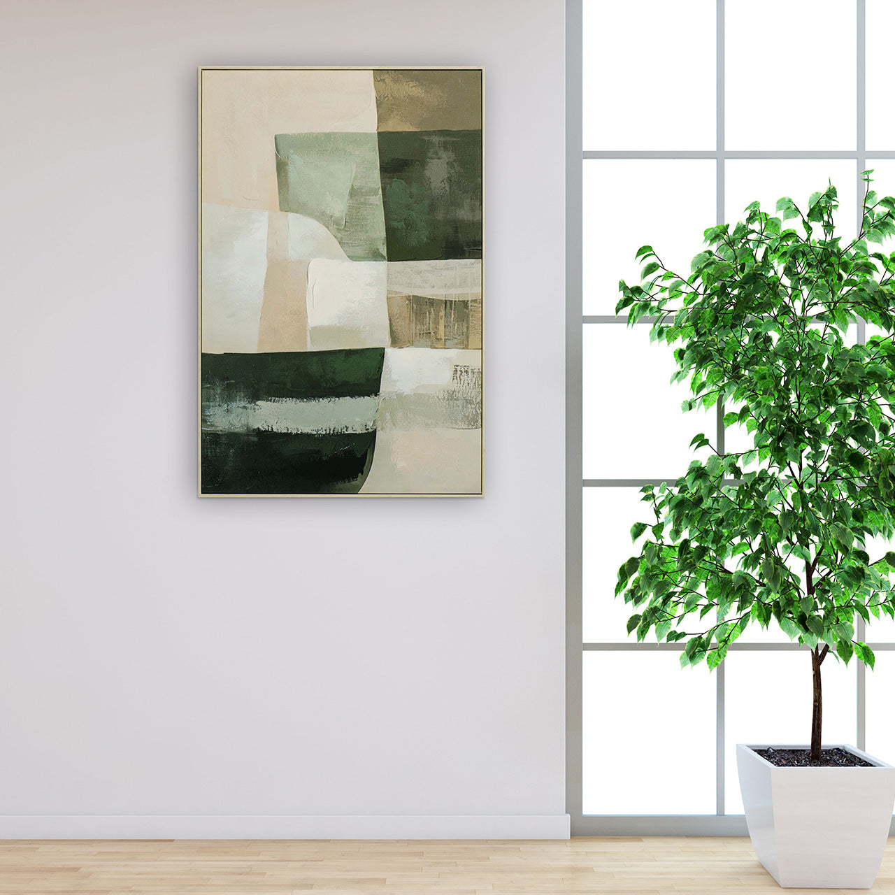 Painting Green Nature