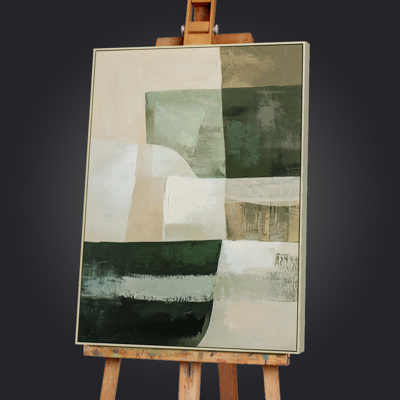 Painting Green Nature