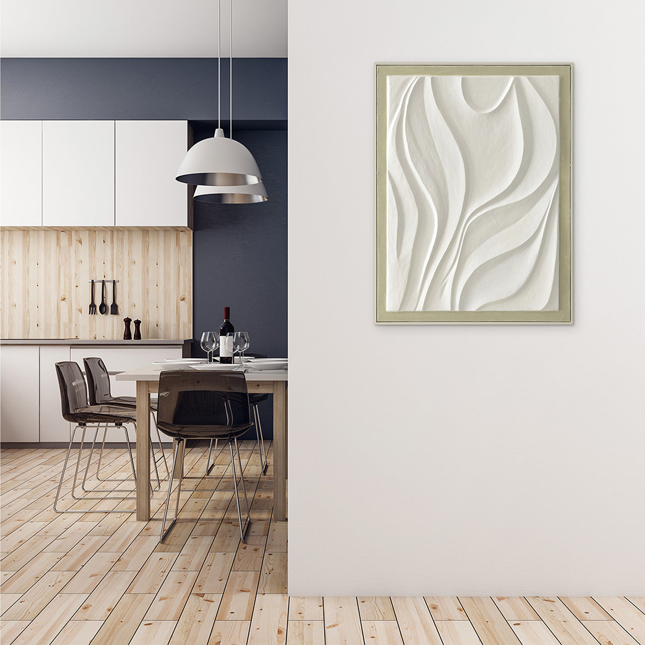 Gemälde Curling Waves