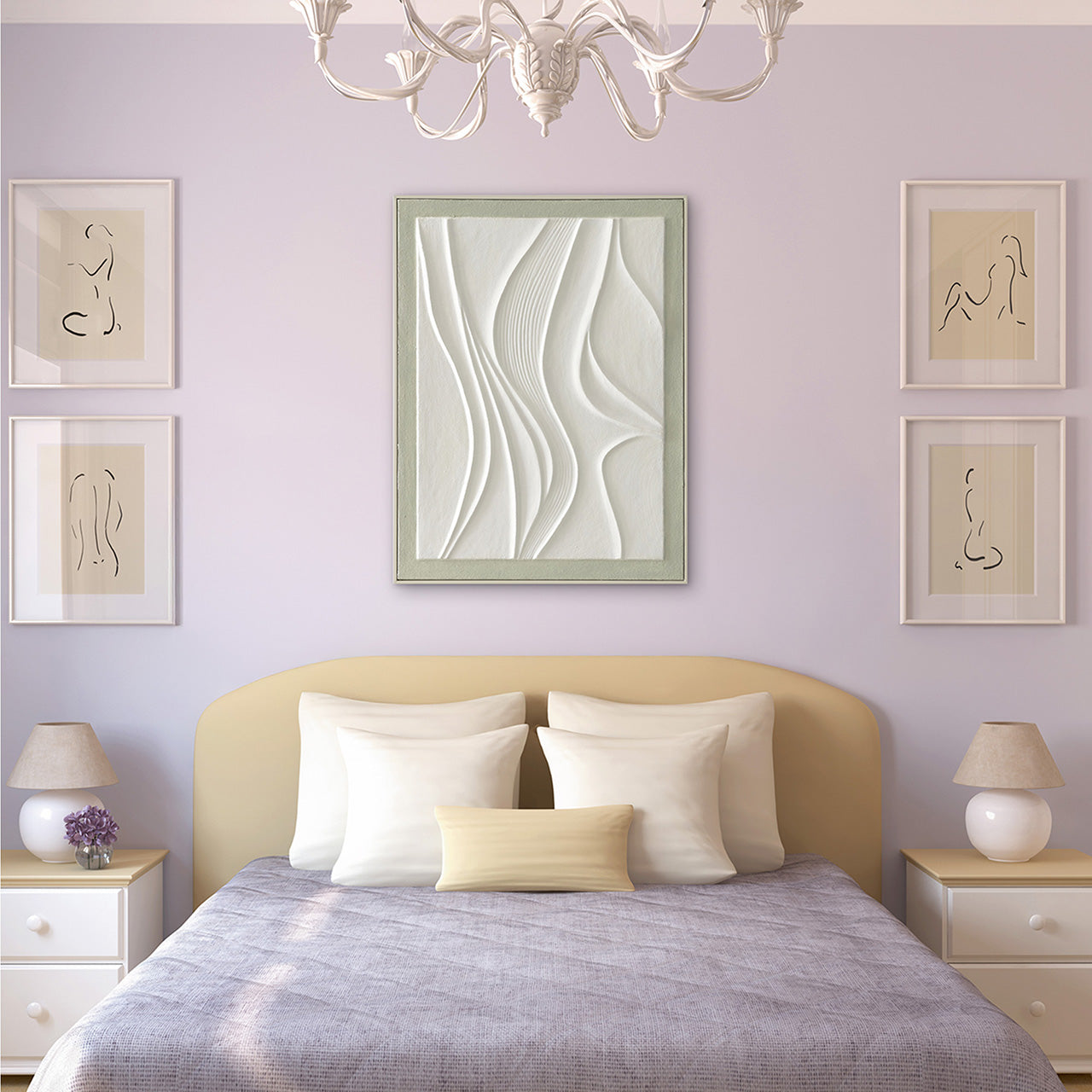 Gemälde Curling Waves