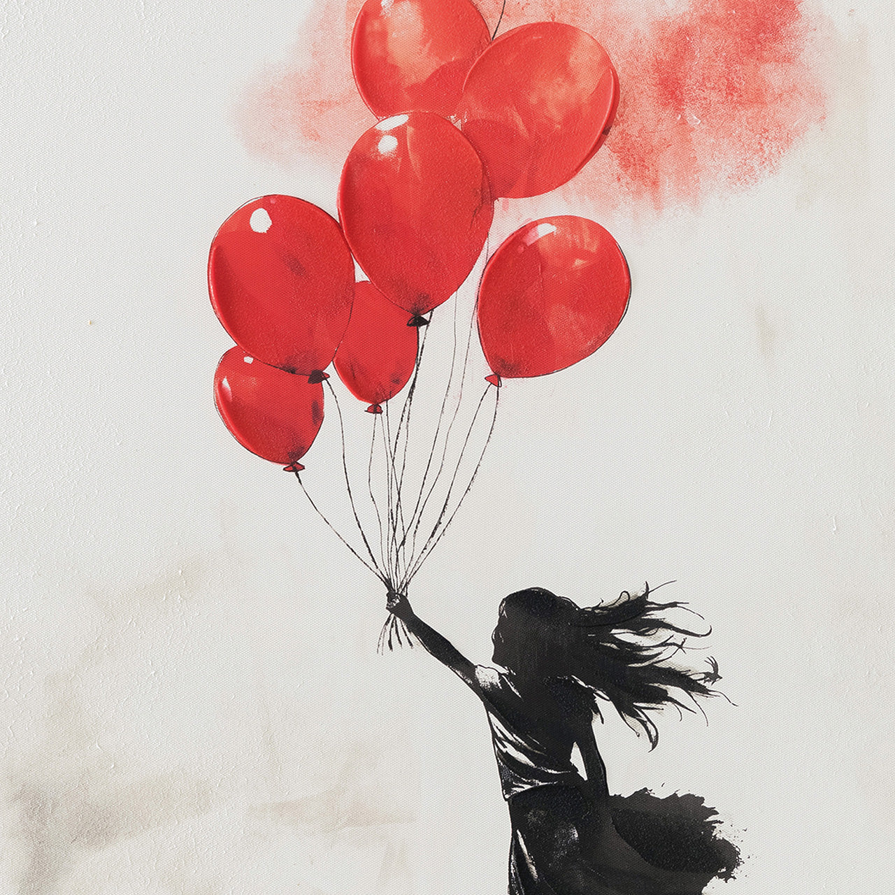 Tableau Balloon Girl in the Sky