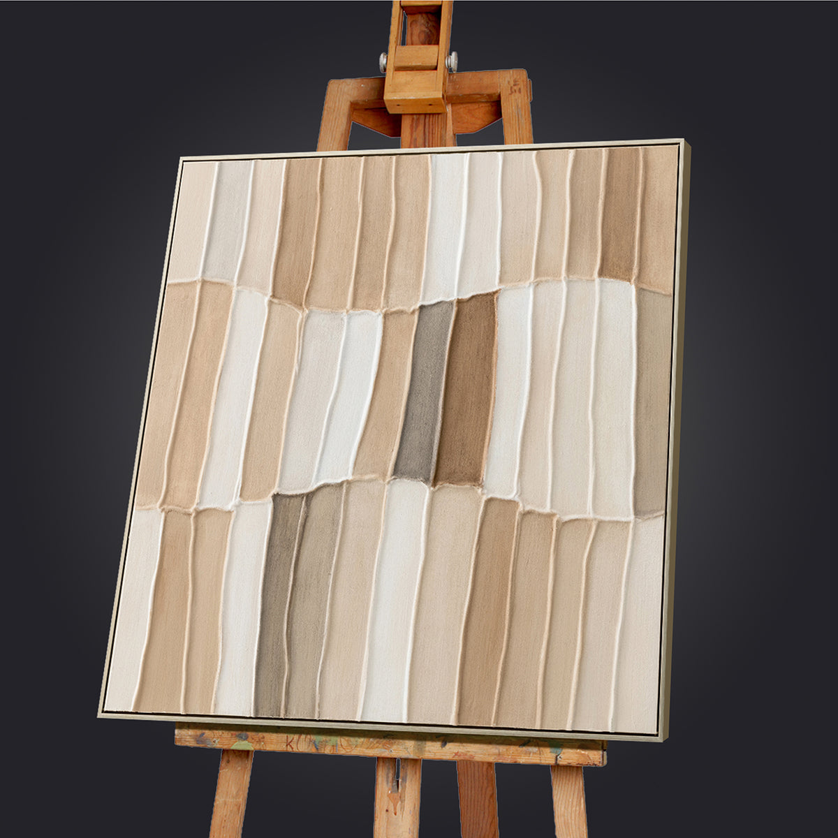 Gemälde Wooden Patchwork