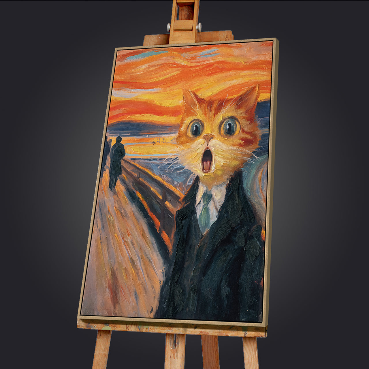 Gemälde The Cat Scream
