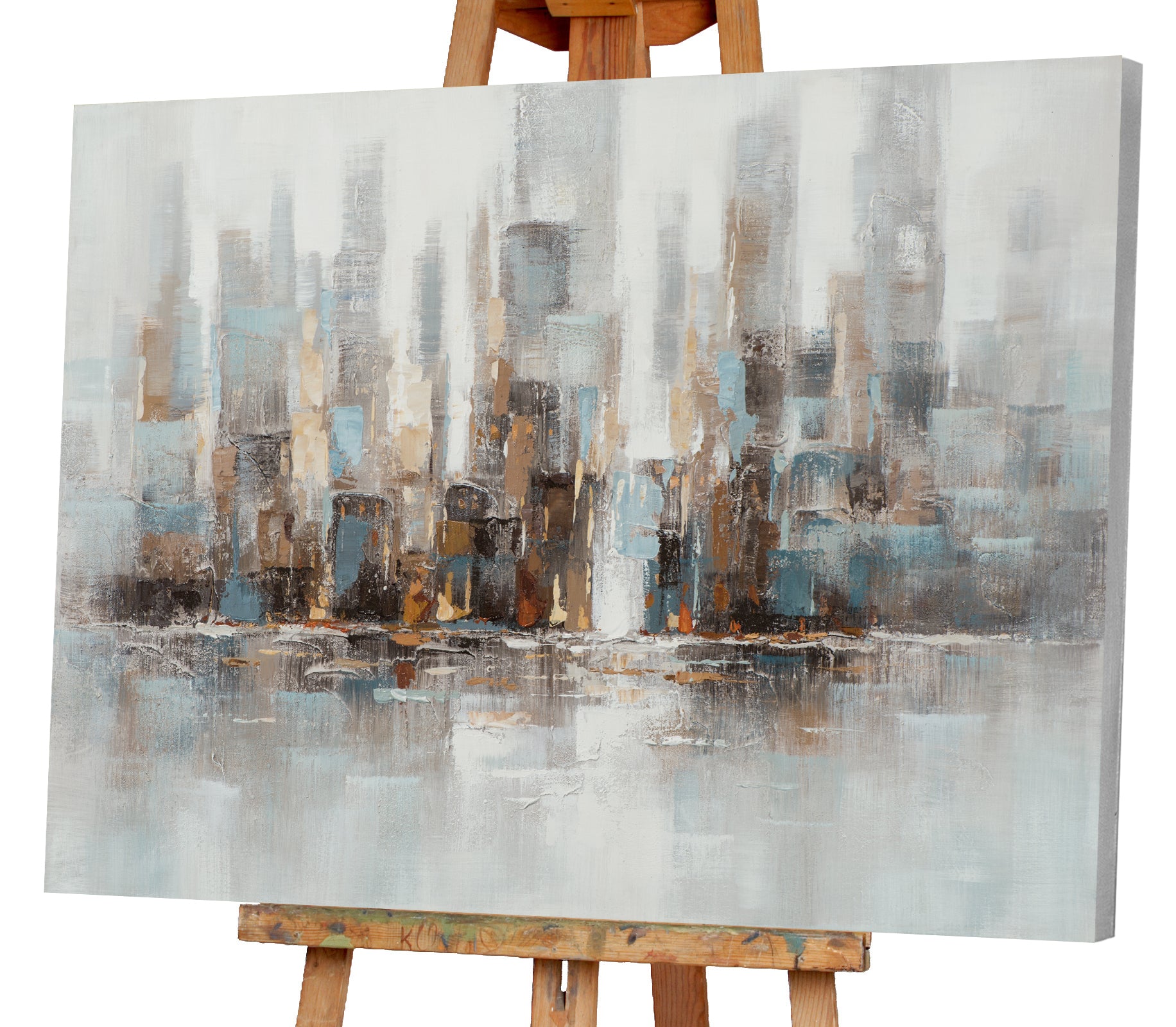 Gemälde Abstrakte Skyline