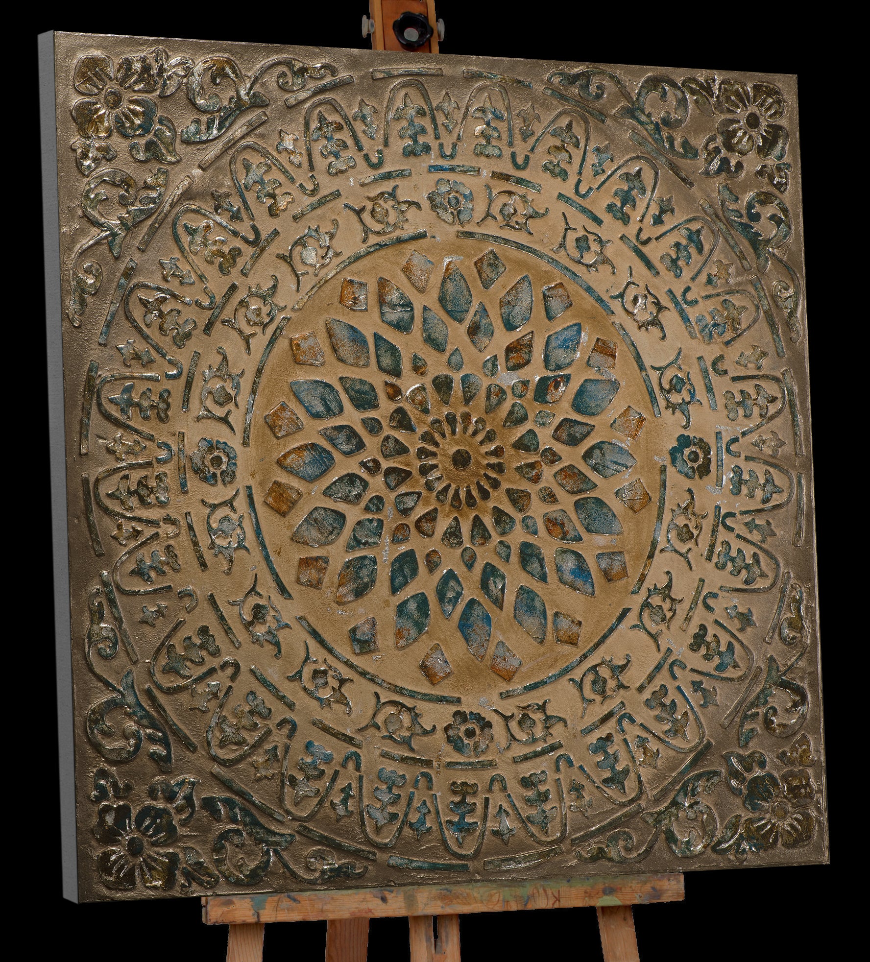 painting Mandala oriental