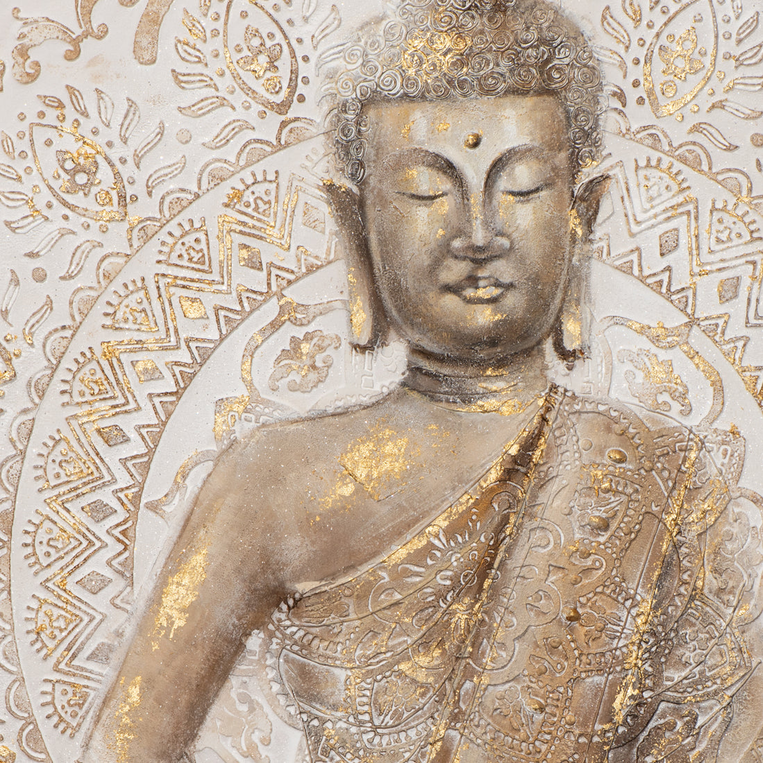 peinture Bouddha d'or