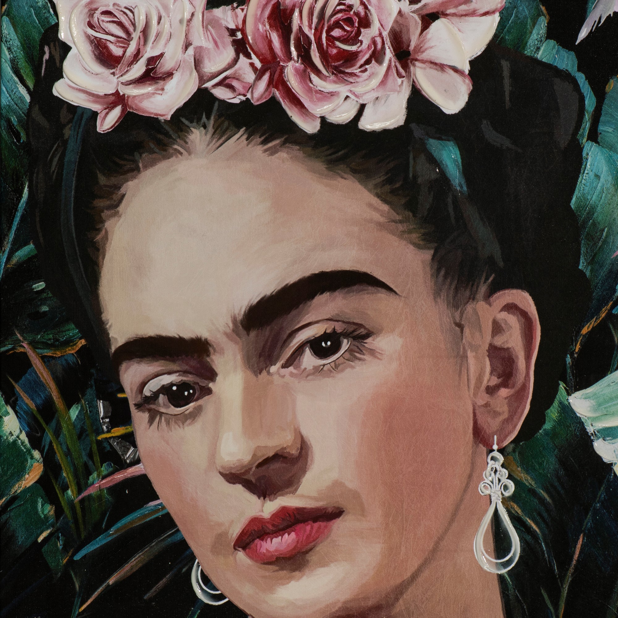 Painting Melancholic Beauty with Flowers