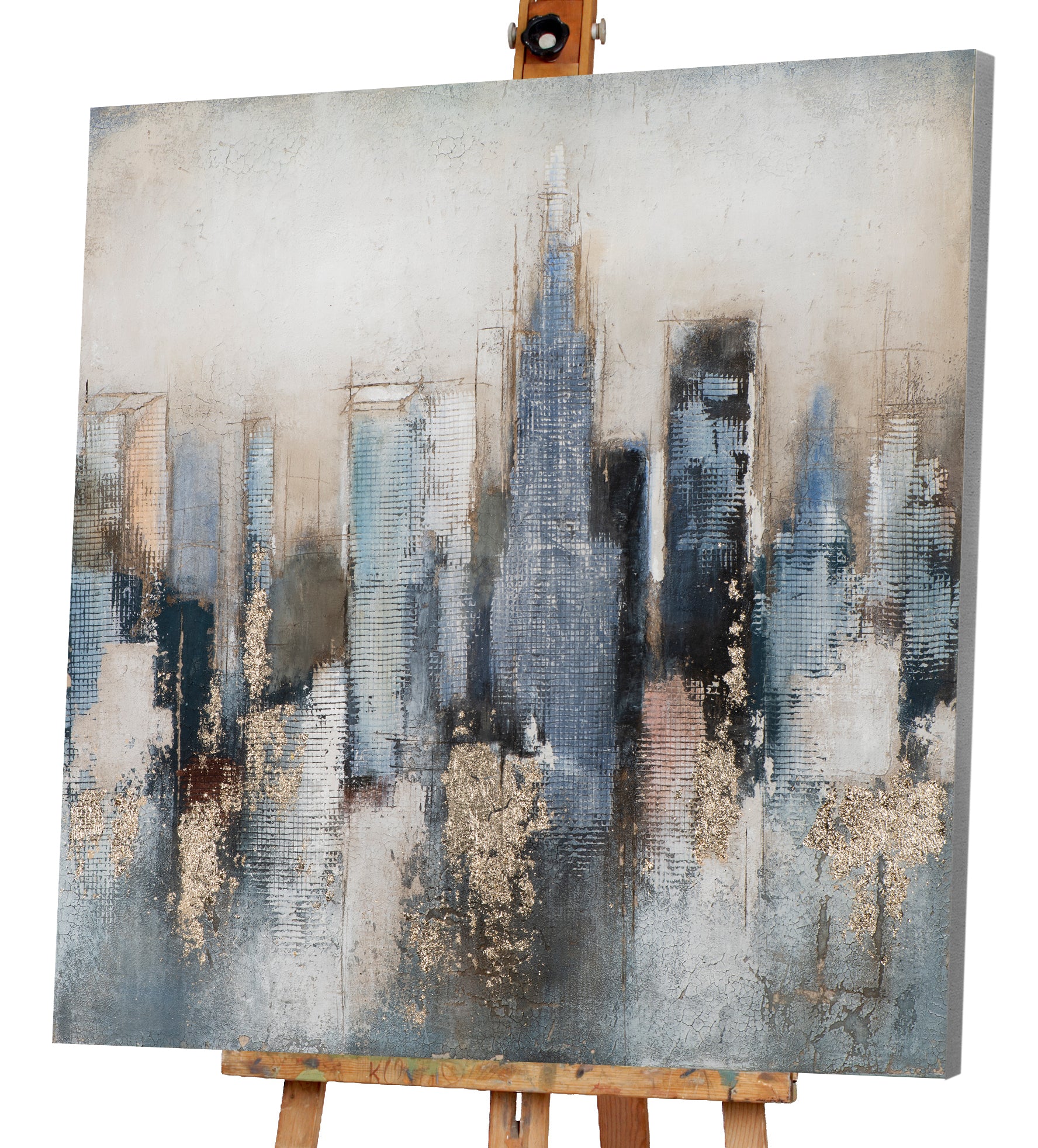 Gemälde Abstrakte Skyline