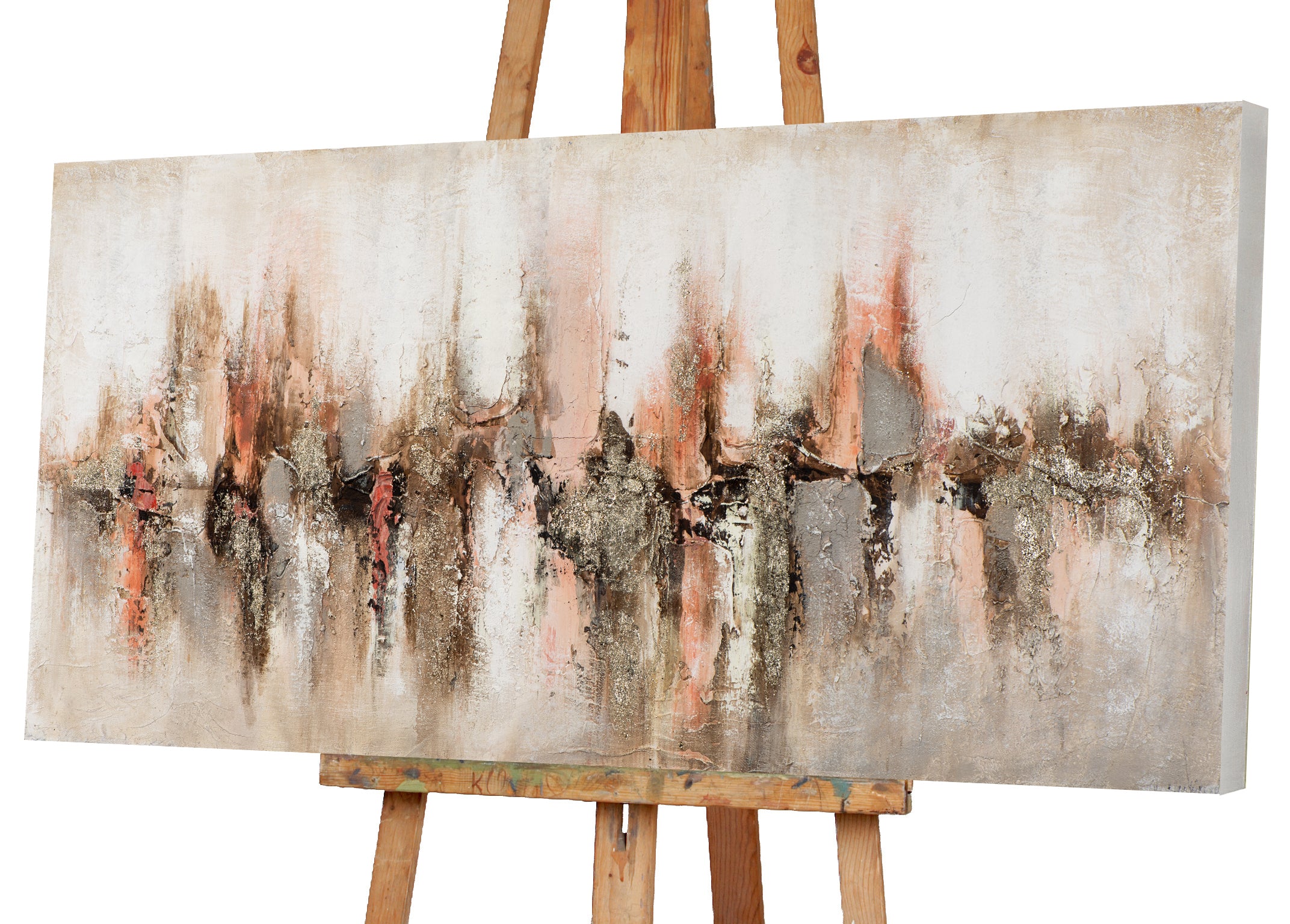 Peinture abstraite d'horizon