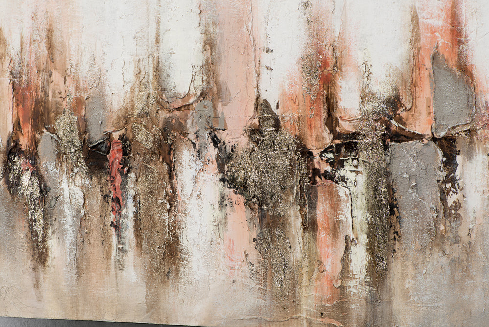 Peinture abstraite d'horizon