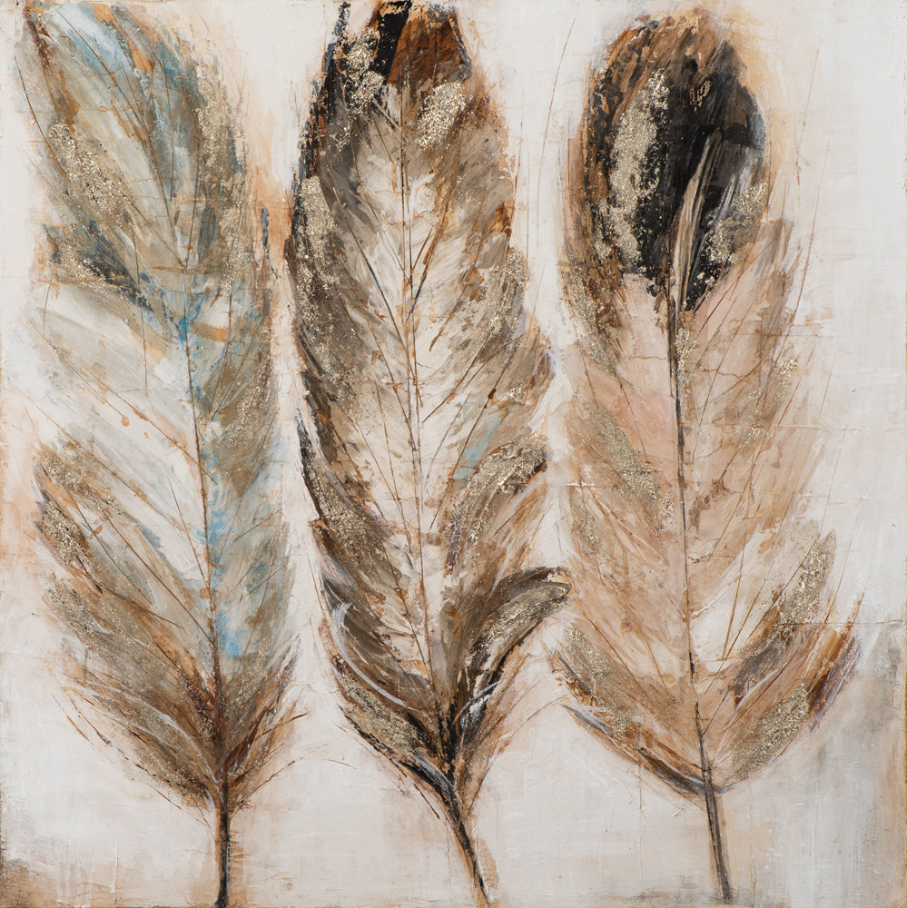 Gemälde Drei wunderschöne Federn