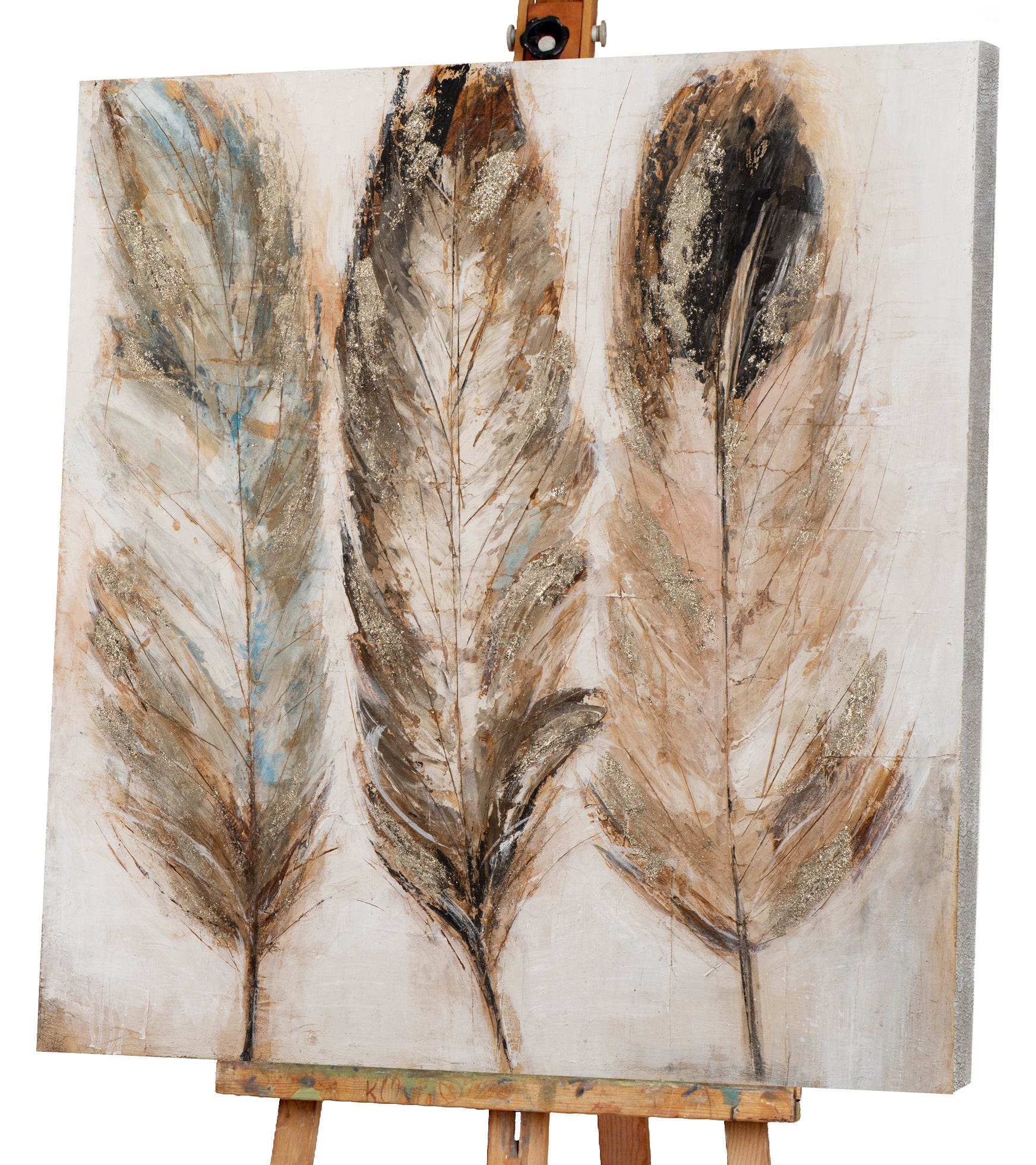 Gemälde Drei wunderschöne Federn