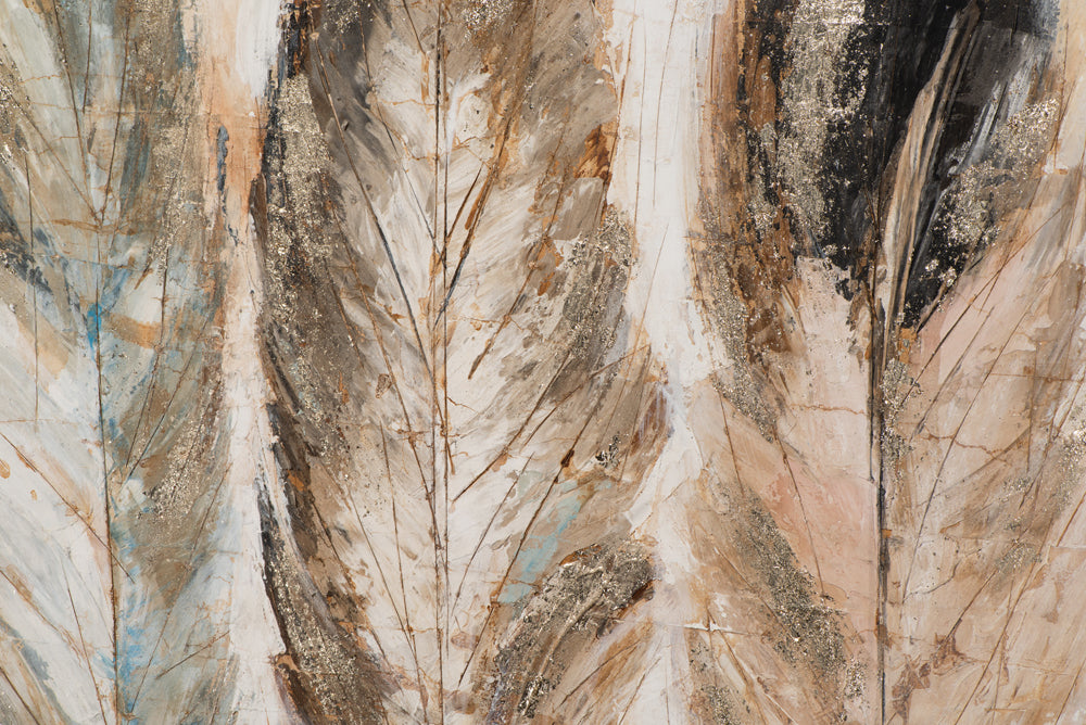 painting Three Beautiful Feathers