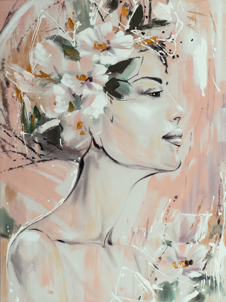 Lady with Floral Decoration