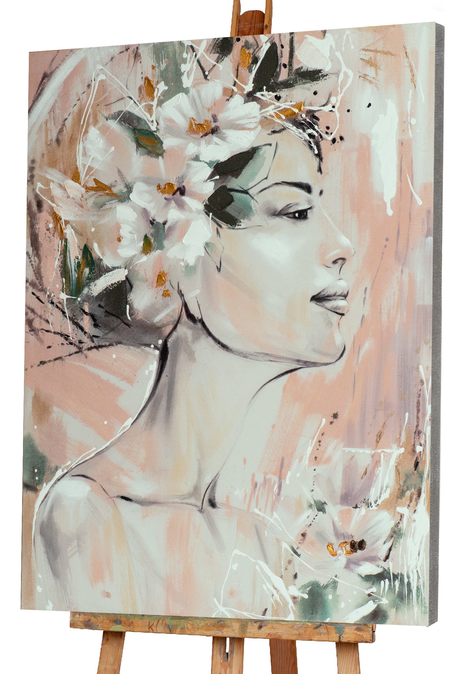 Lady with Floral Decoration