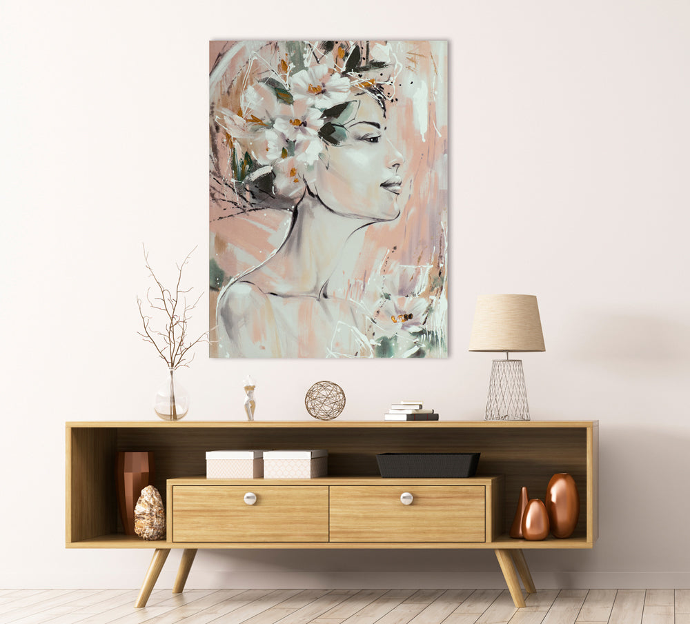 Lady with Floral Decoration