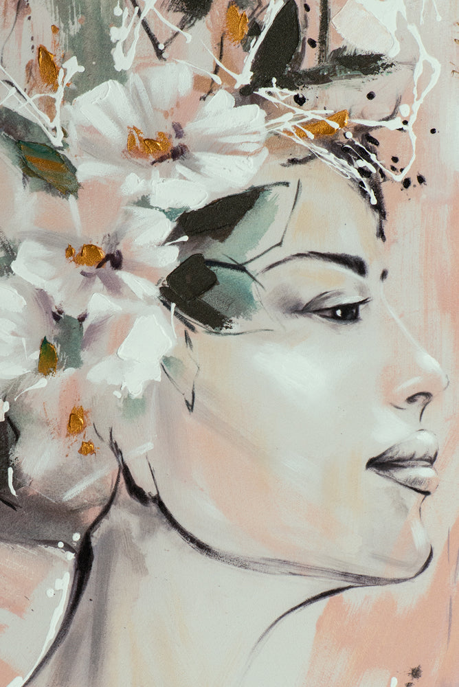 Lady with Floral Decoration