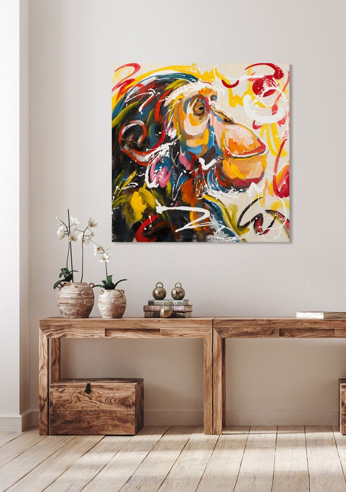 painting Dreaming Monkey