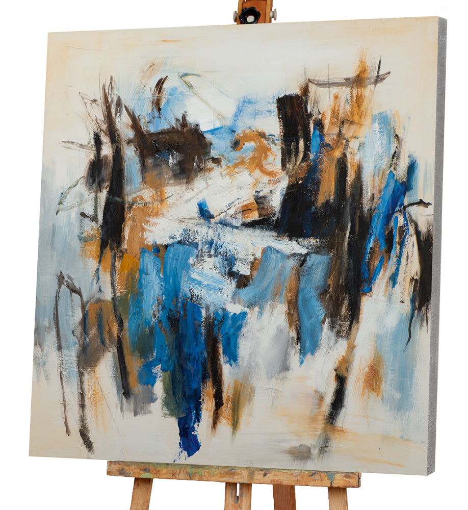 Gemälde Blaue Akzente