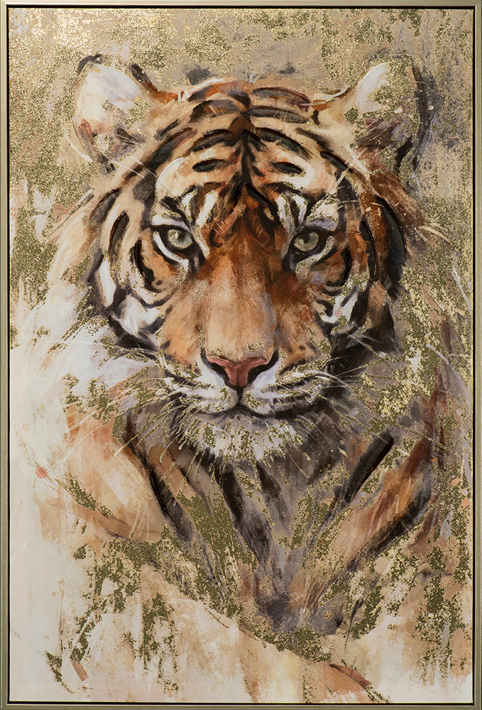 peinture Jeune Tigre