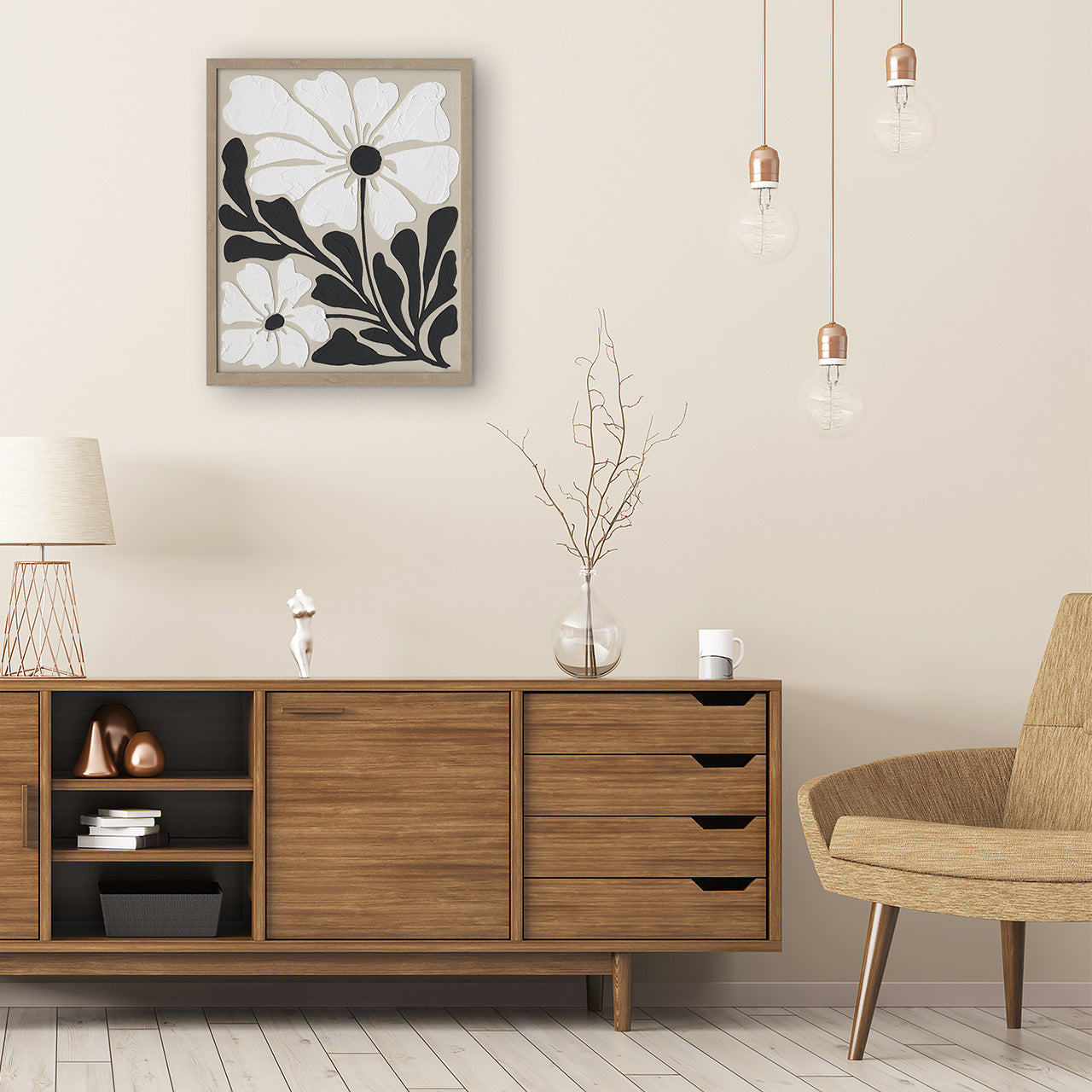 Gemälde Boho Flowers