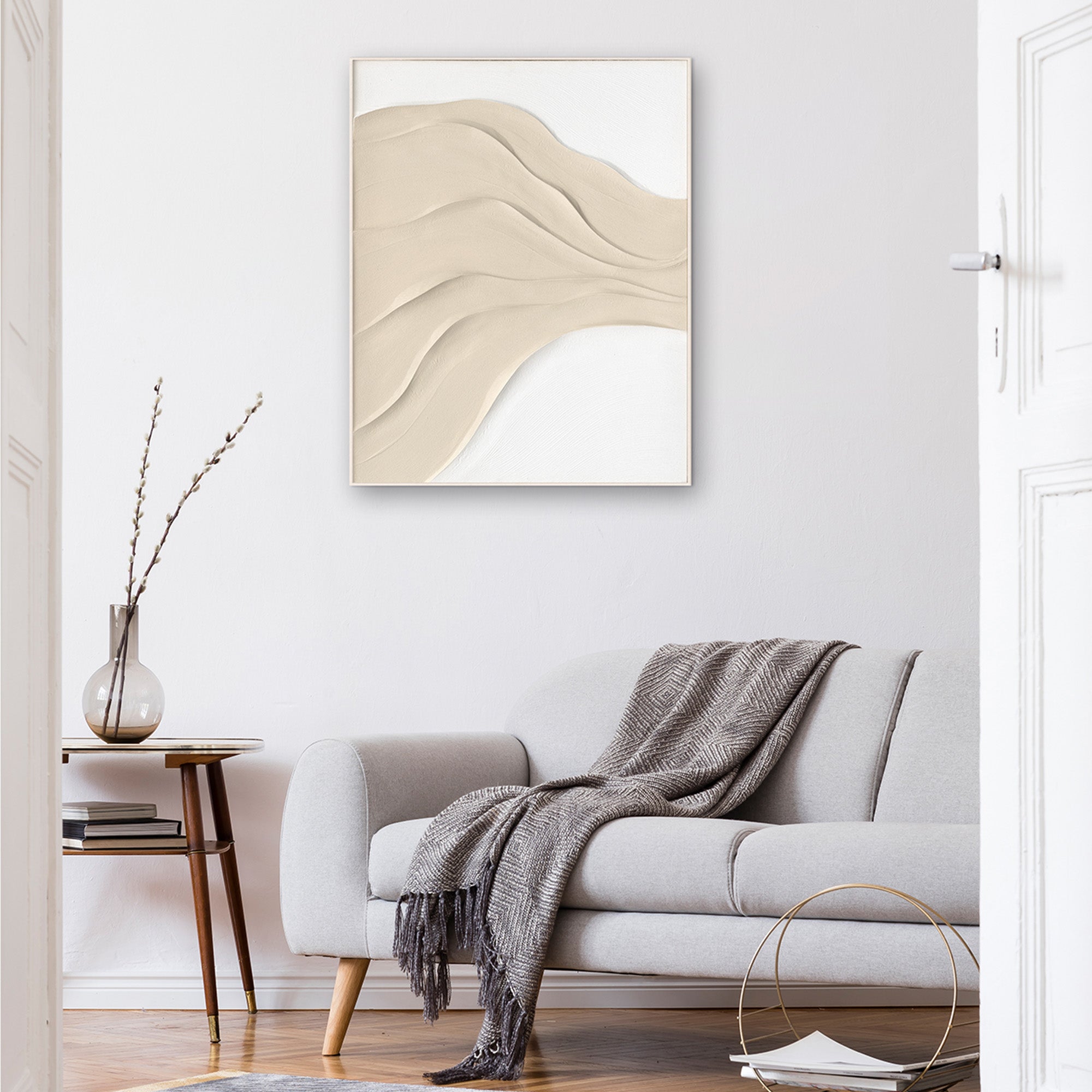 peinture Vagues de sable lumineuses