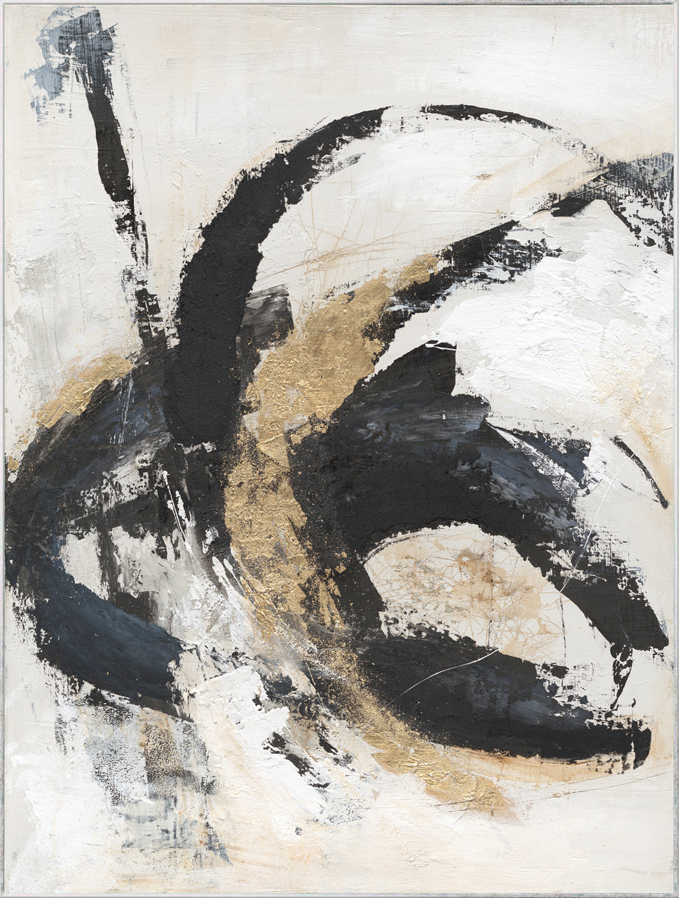 peinture Expression Noir & Or