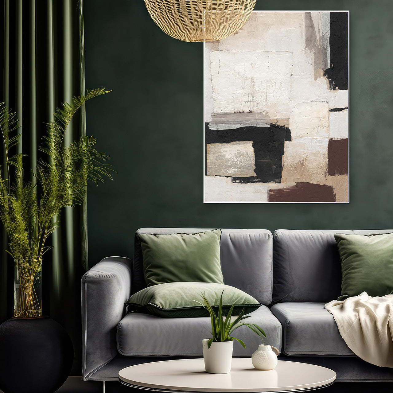 Gemälde Nature Gemotrie