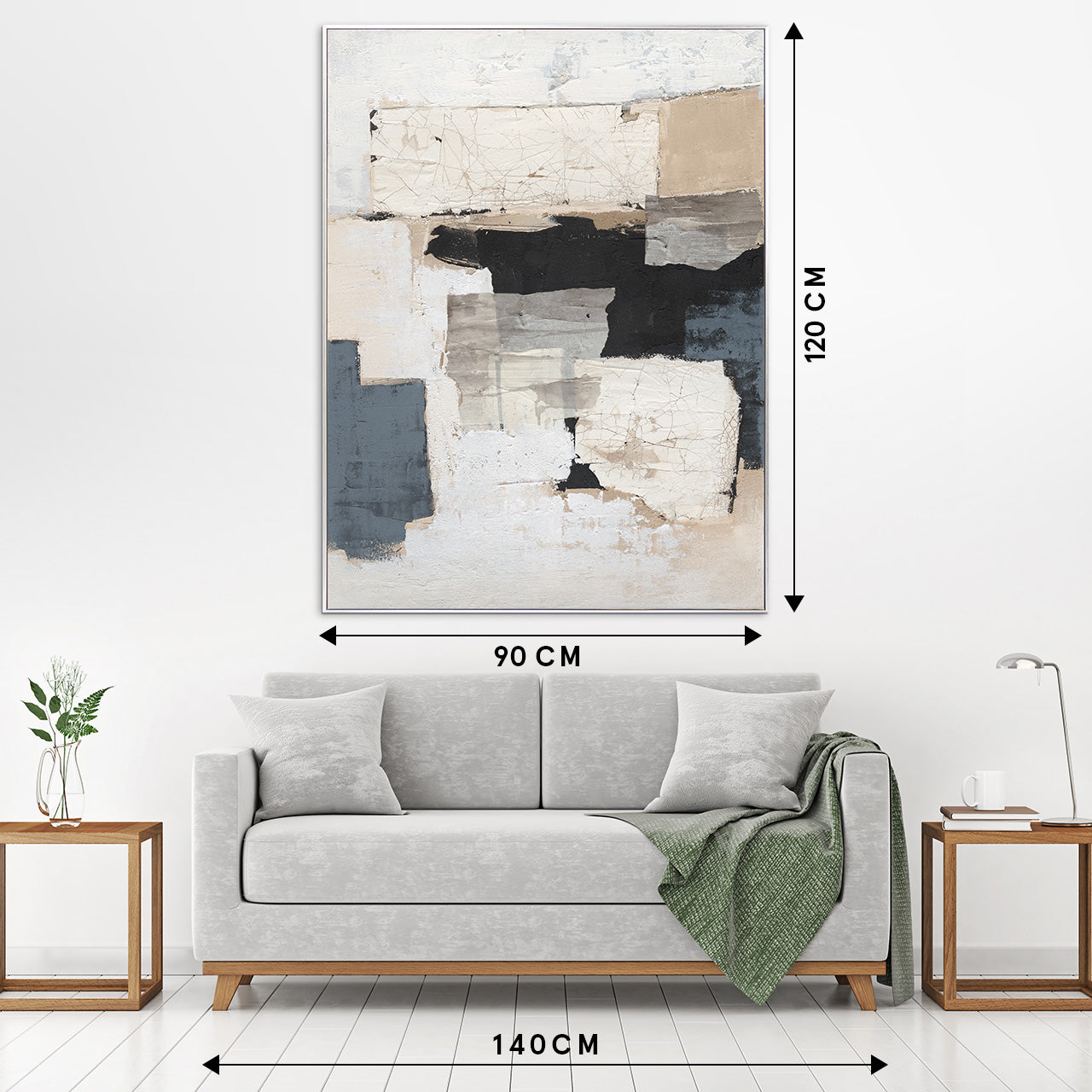 Gemälde Facets in Natural Shades