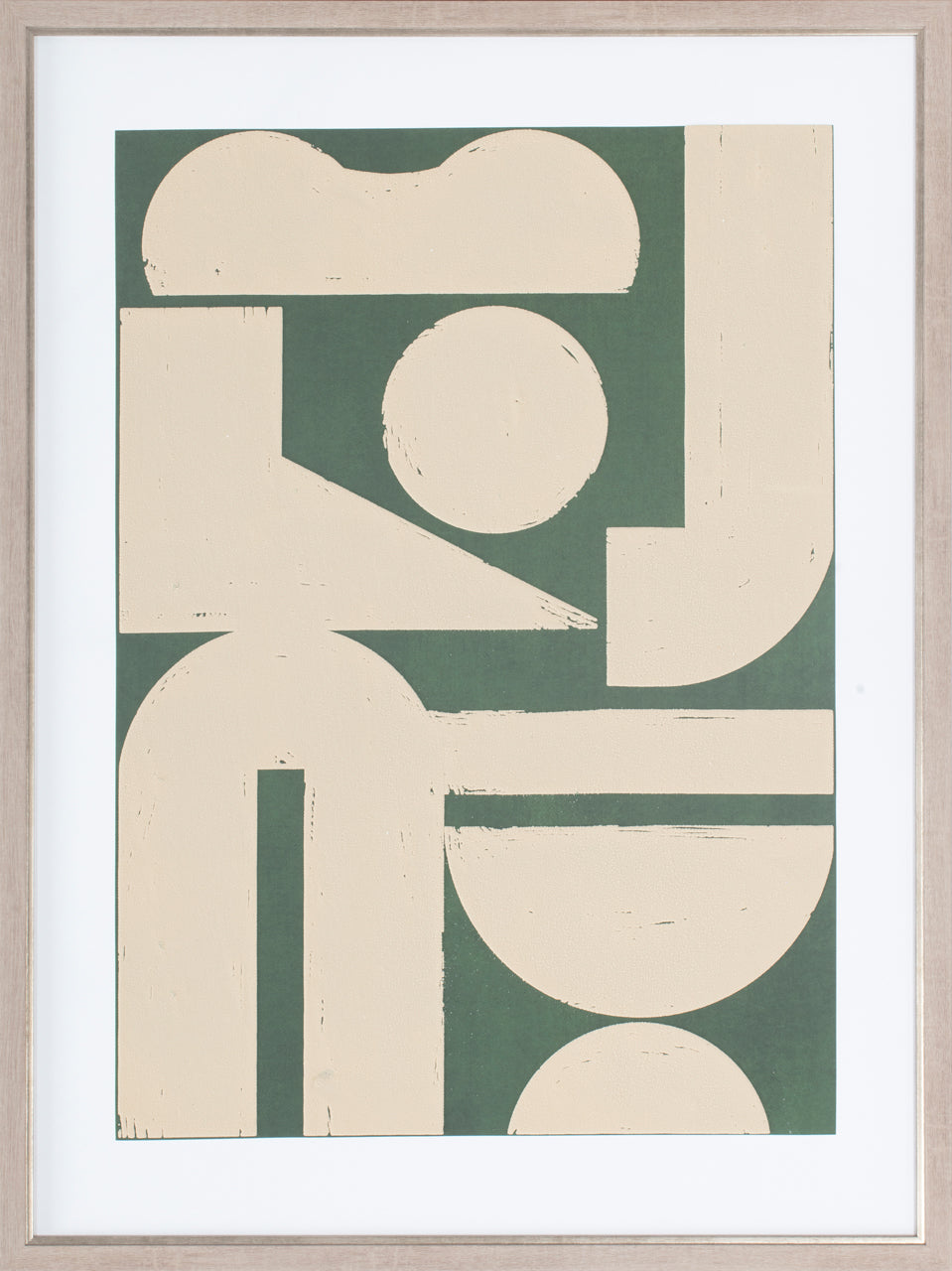 Gemälde Mid Centrury "Down"