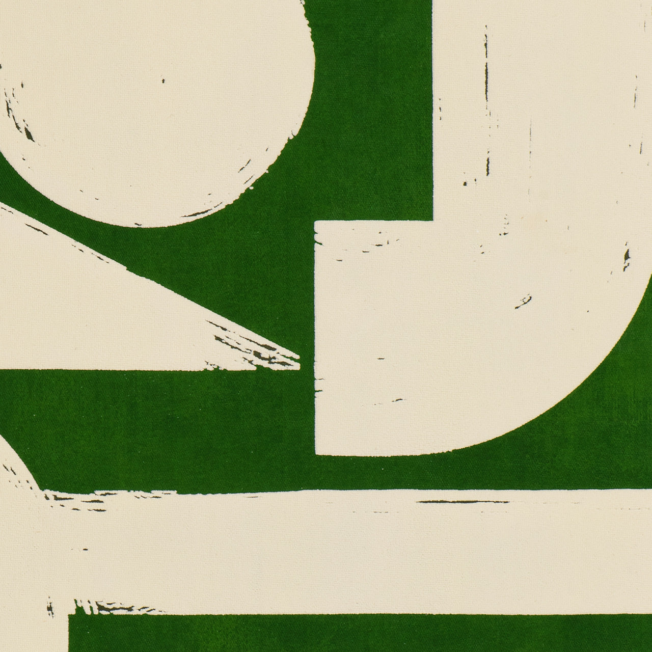 Gemälde Mid Centrury "Down"