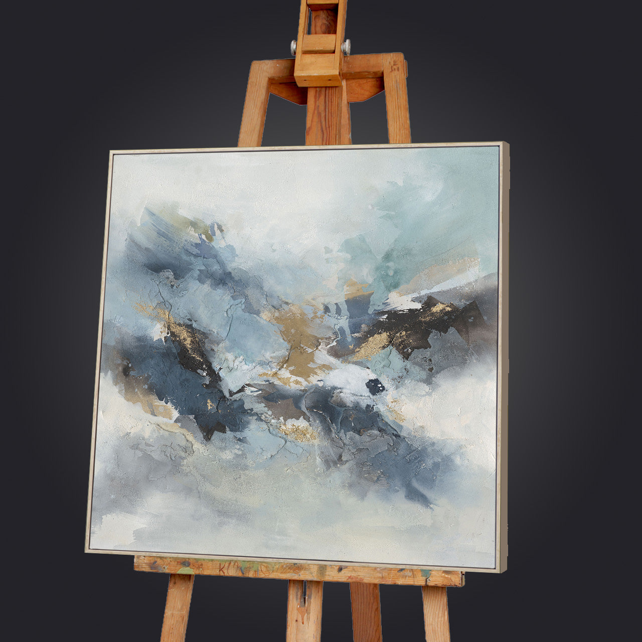 Gemälde Light Blue Impression