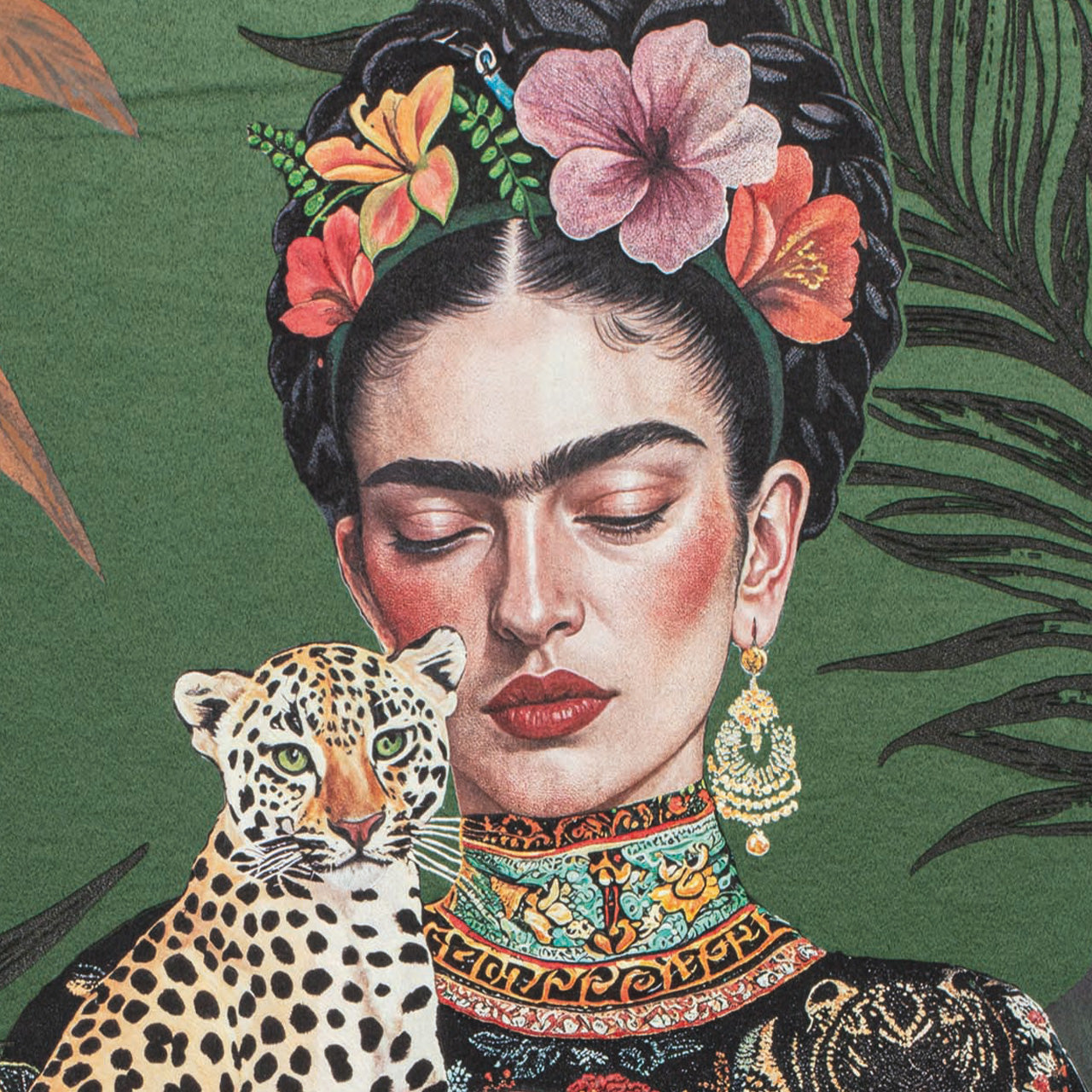 Mural Two Graceful Beauties