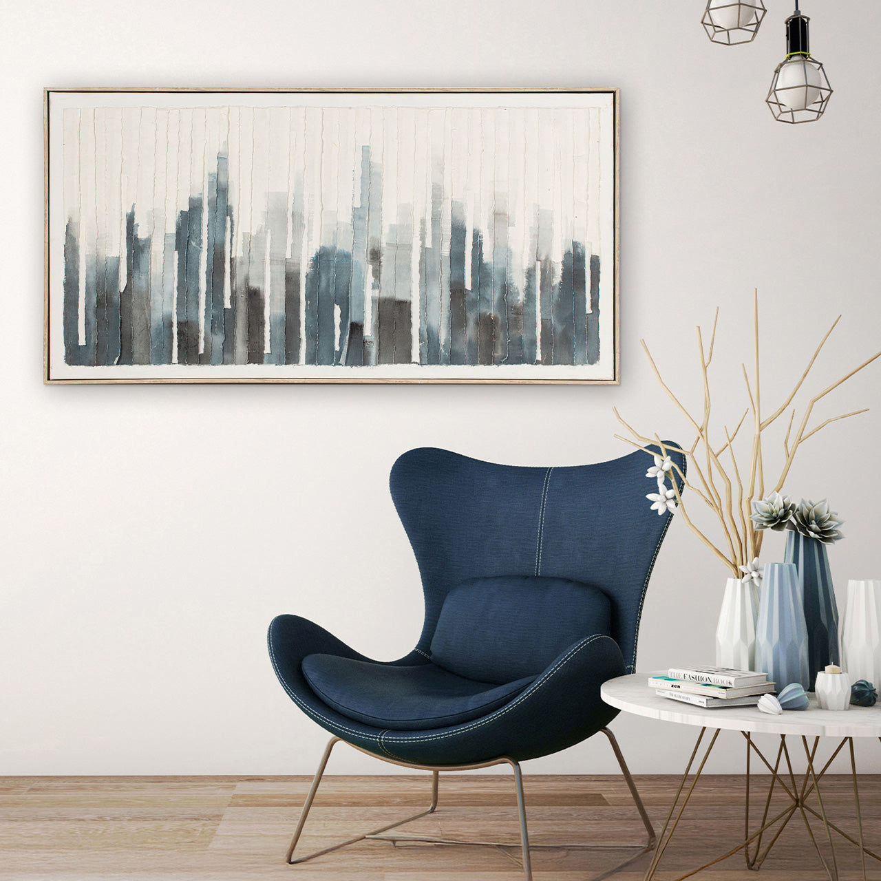 Gemälde Blue Skyline