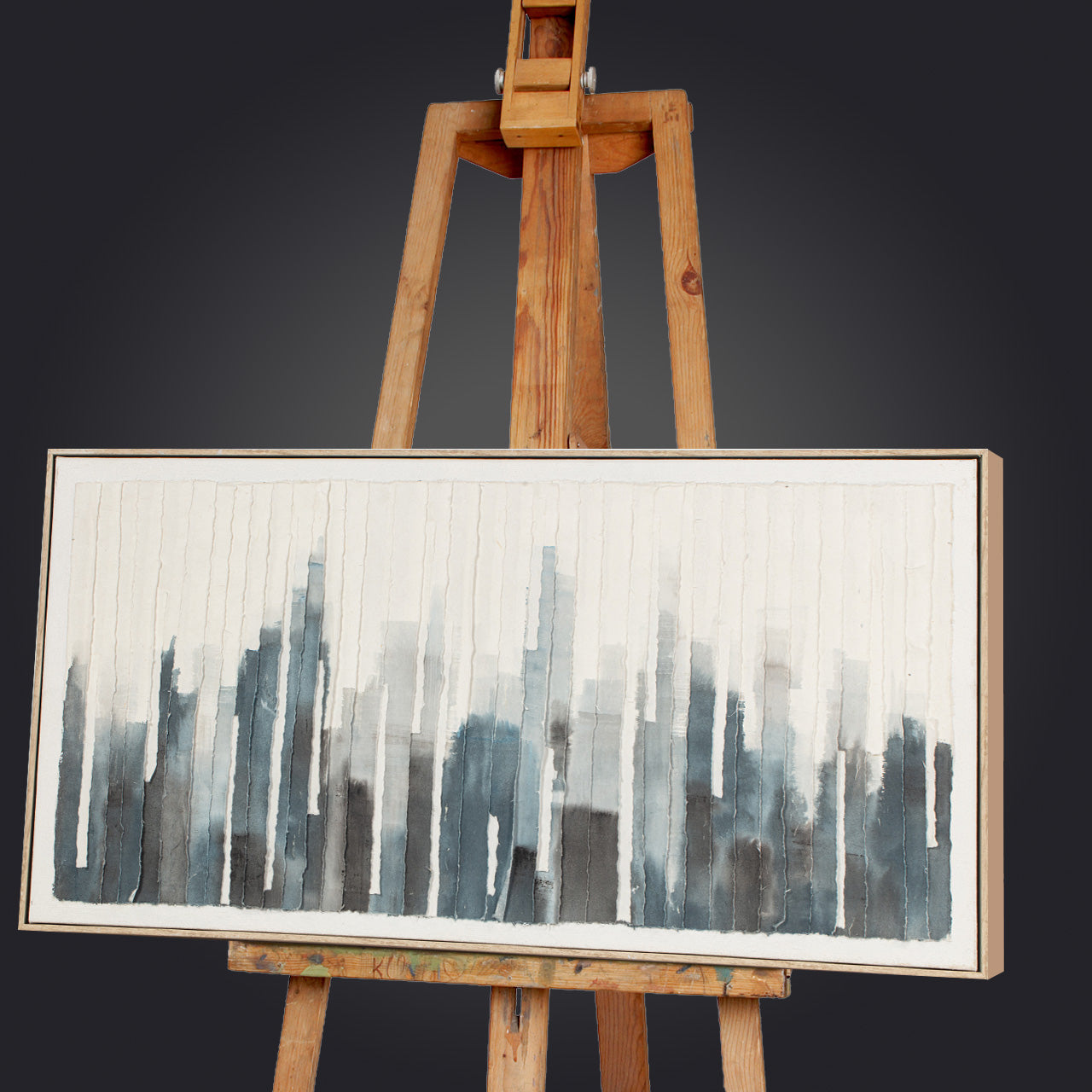 Gemälde Blue Skyline