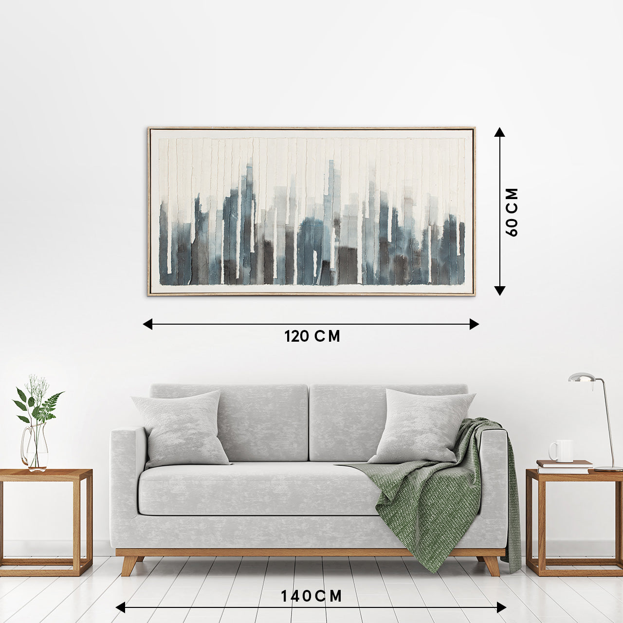 Gemälde Blue Skyline