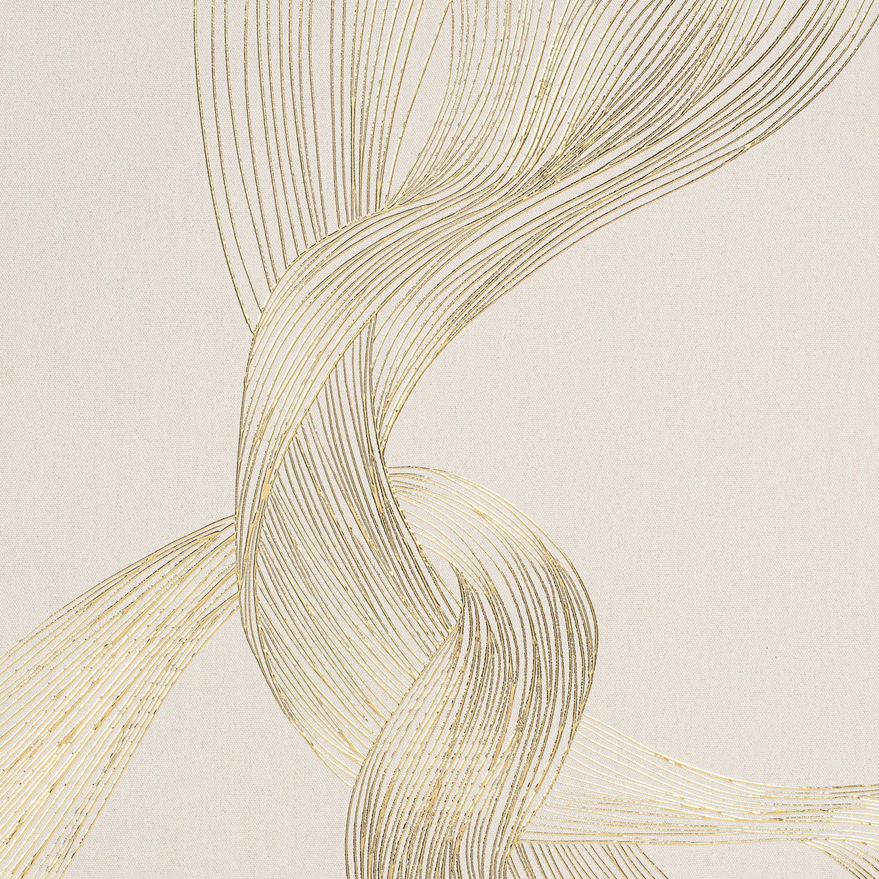 Painting Golden Swirl